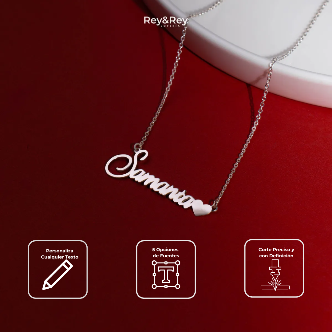 Collar Classic Figura Personalizable Plata .925 Primerly