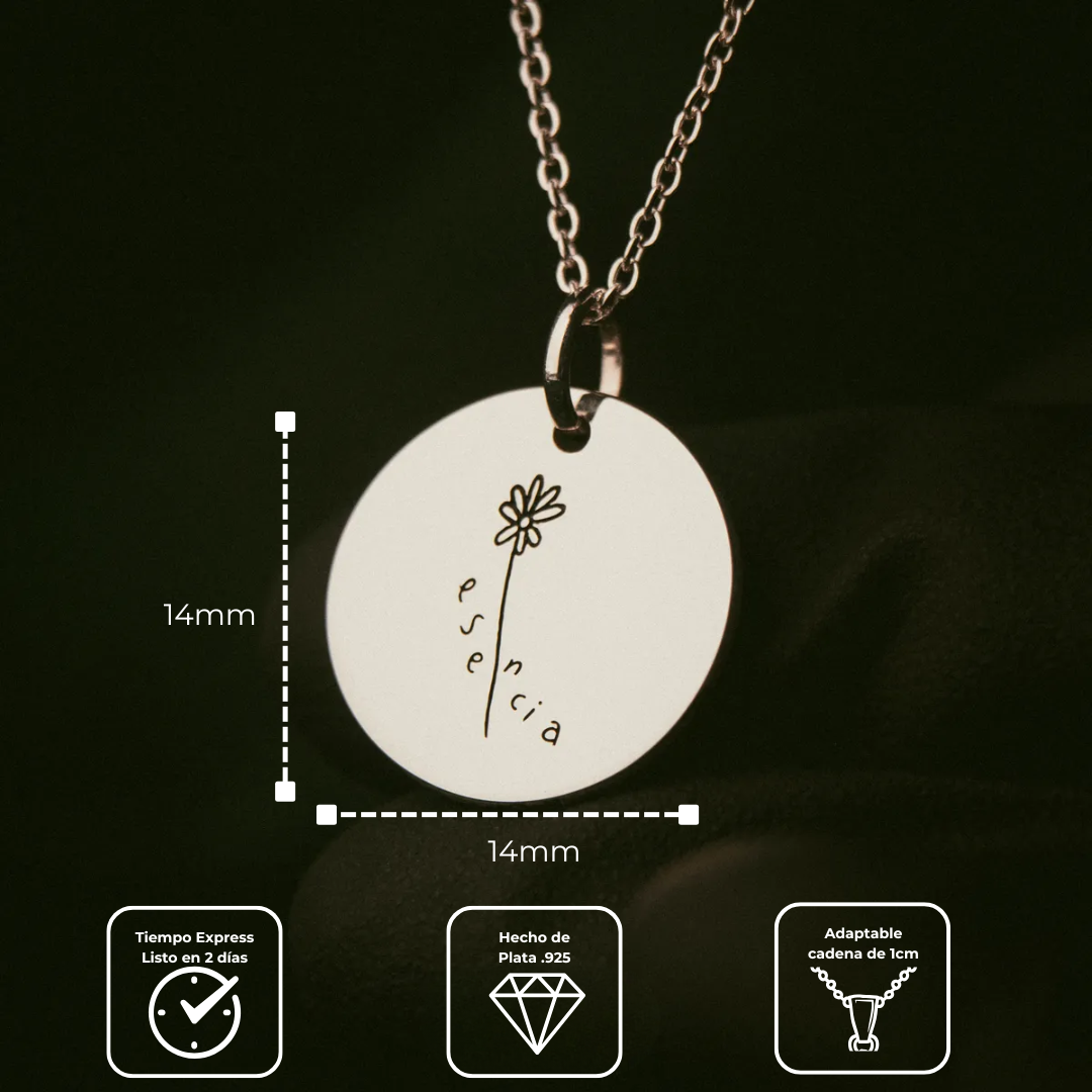 Collar Esencia Humbe Personalizable Plata .925
