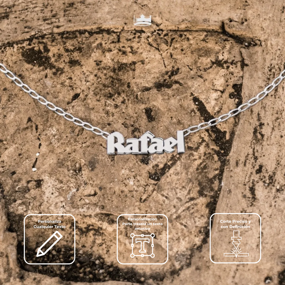 Cadena Monarca Personalizable Plata .925 Primerly