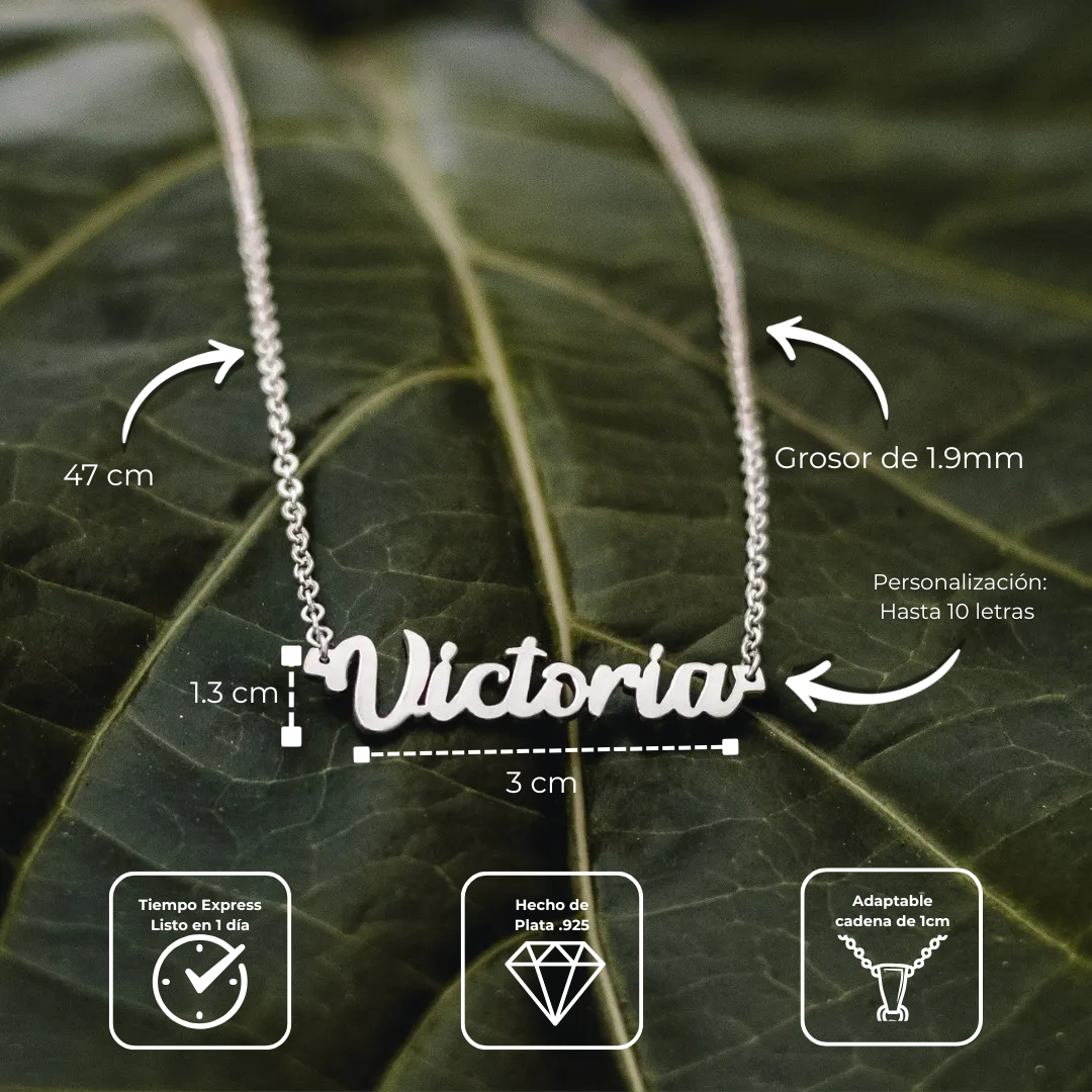 Collar Classic Premium Personalizable Plata .925 Primerly