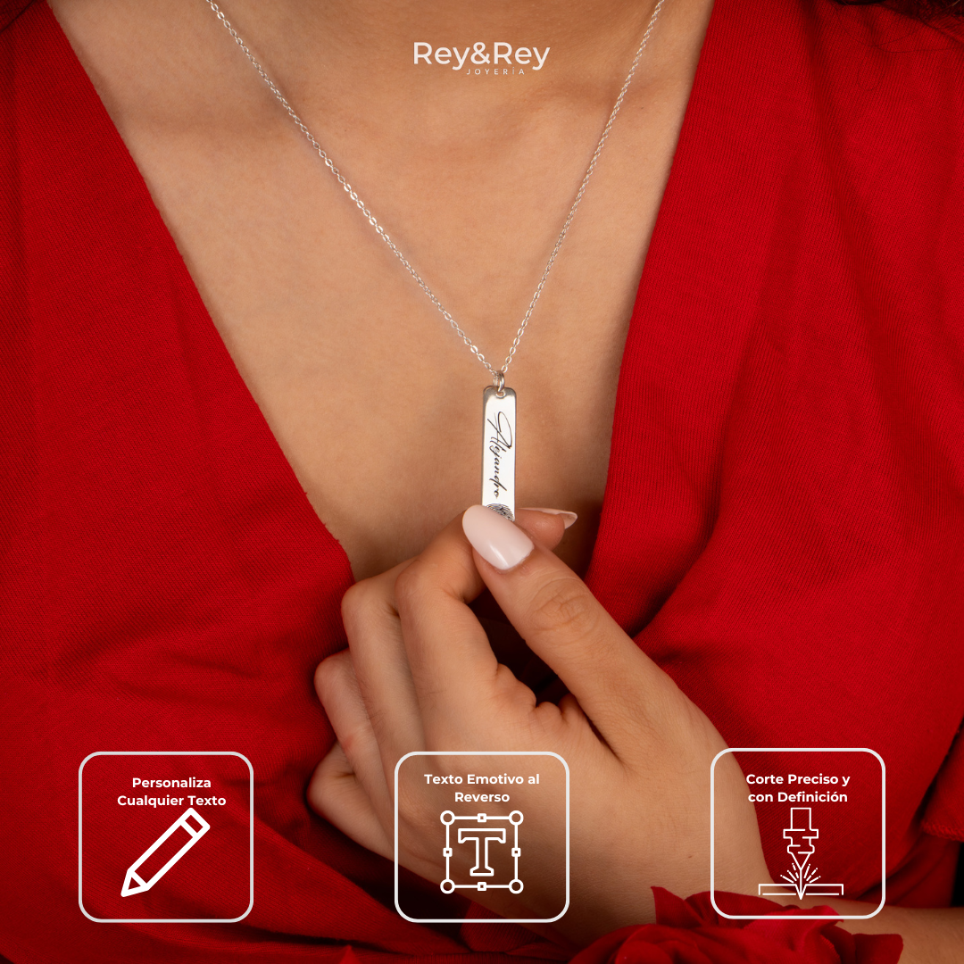 Etiqueta Huella Personalizable Plata .925 Primerly