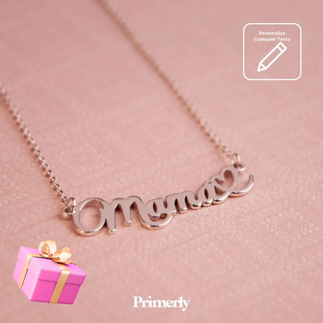 Collar Mamá Love Plata .925