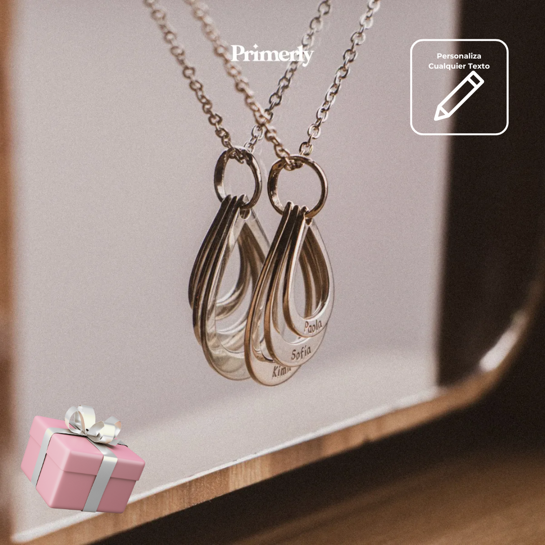 Collar Gota Personalizable Plata .925