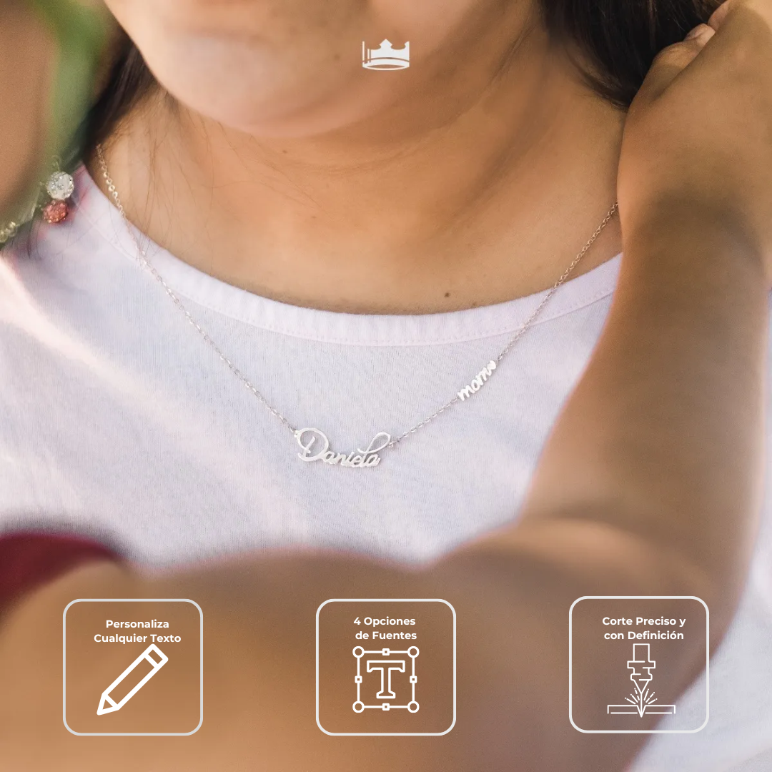 Collar Classic Mom Personalizable Plata .925 Primerly