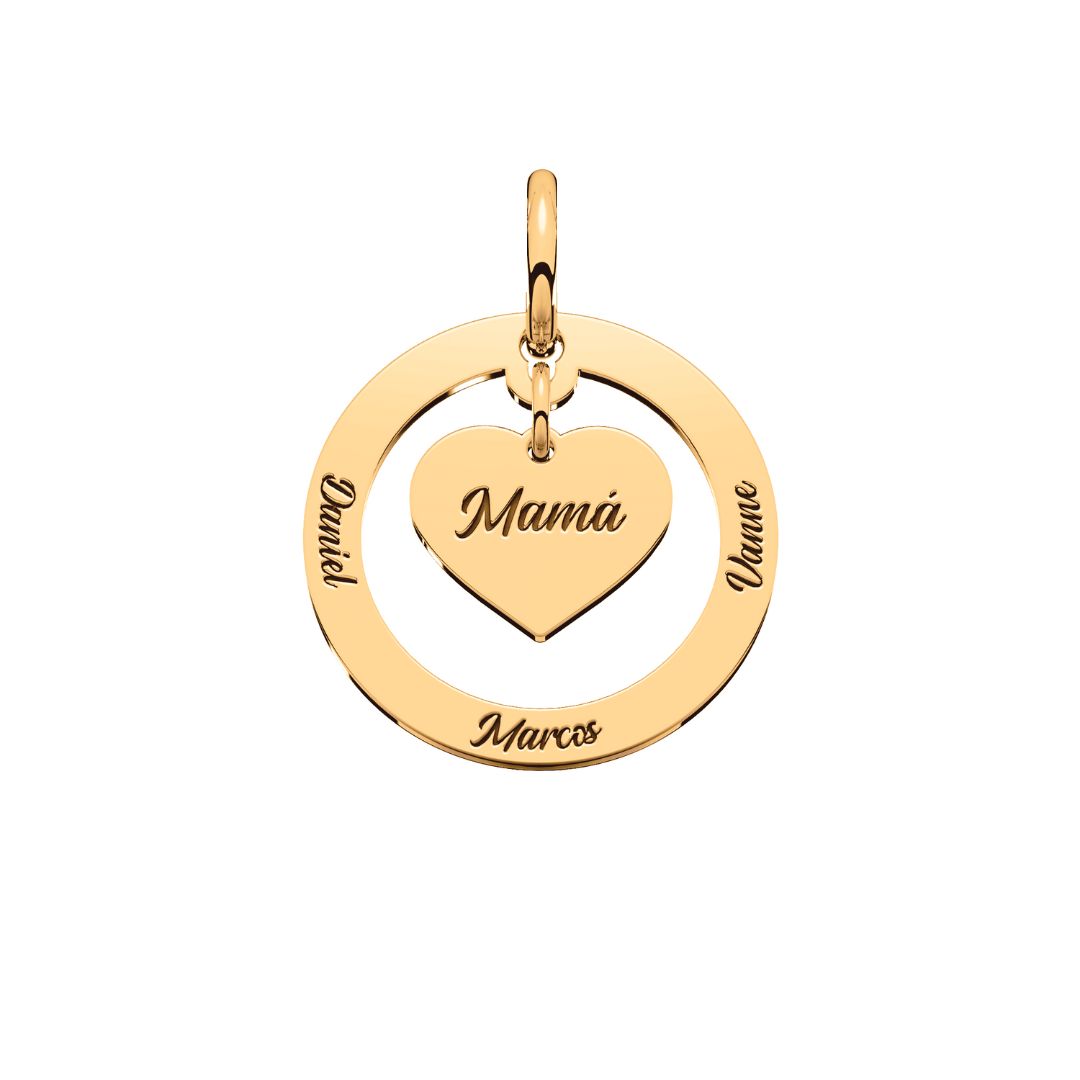 Dije Loop Mamá Oro 10k Primerly