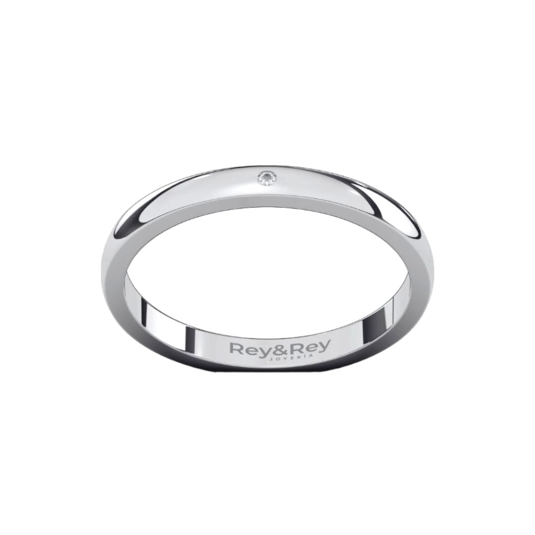 Anillo Matrimonial Palomas S Plata .925