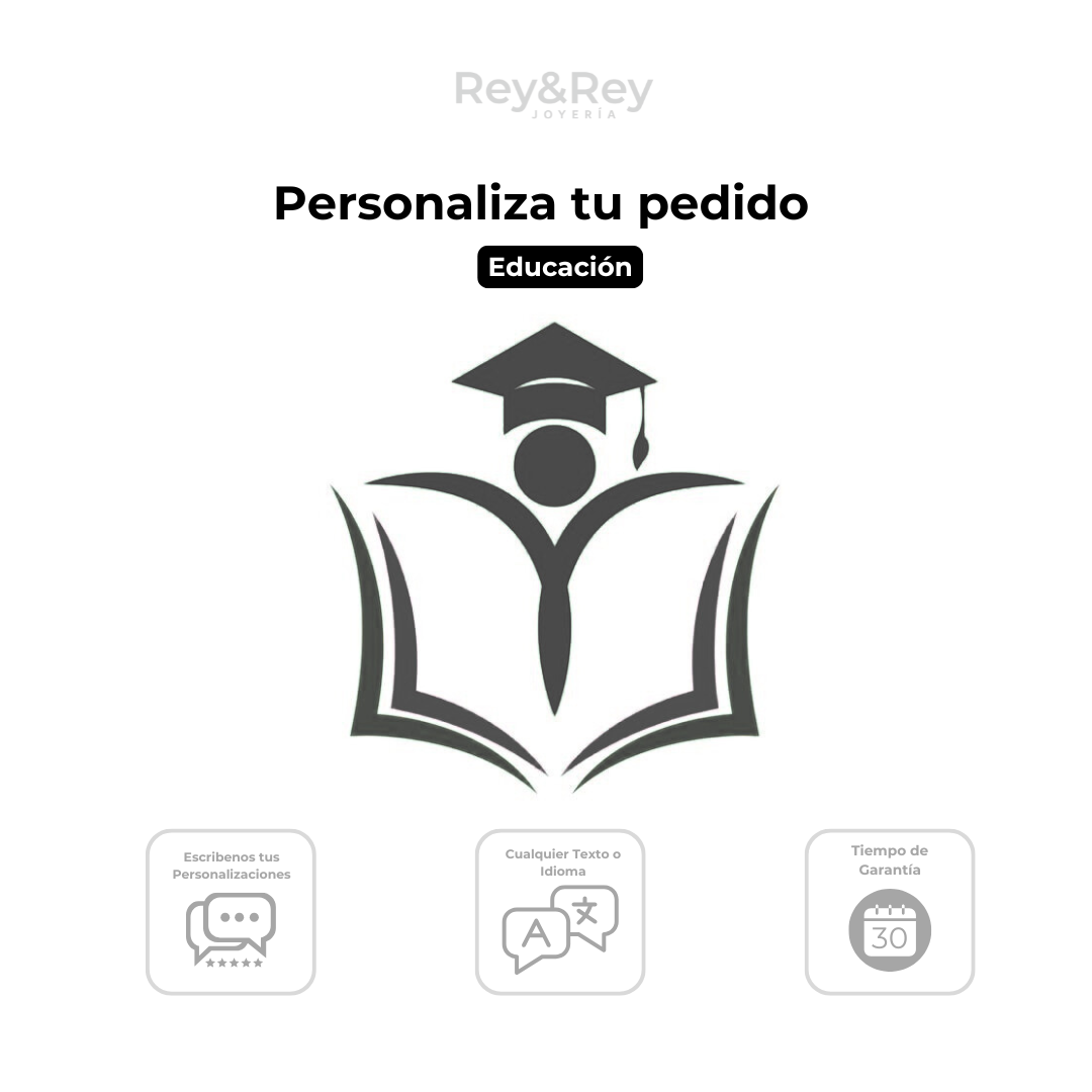 Anillo Graduación Ciclo Logos Plata .925