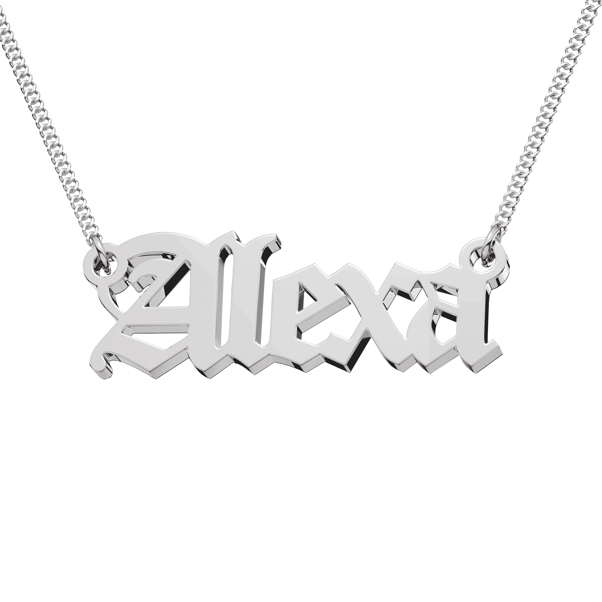 Cadena Classic Barbada Personalizable Plata .925 Primerly