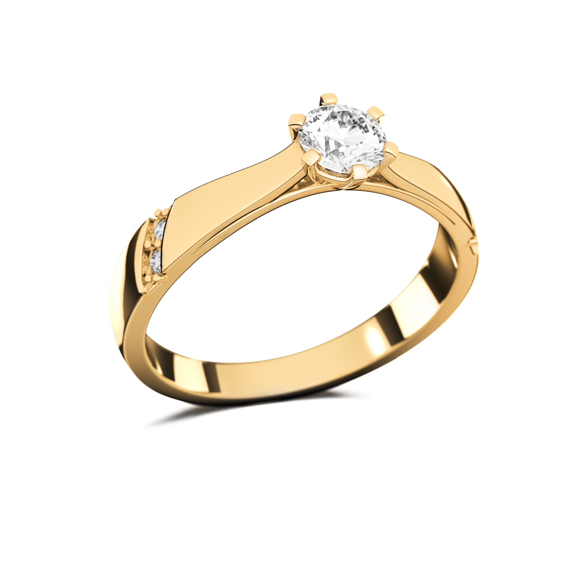 Anillo Compromiso Promesa Clasico de Oro 10k