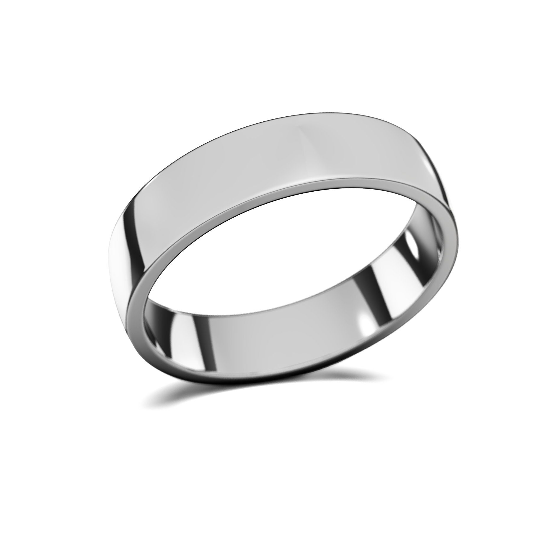 Anillo Matrimonial Liso Plata .925