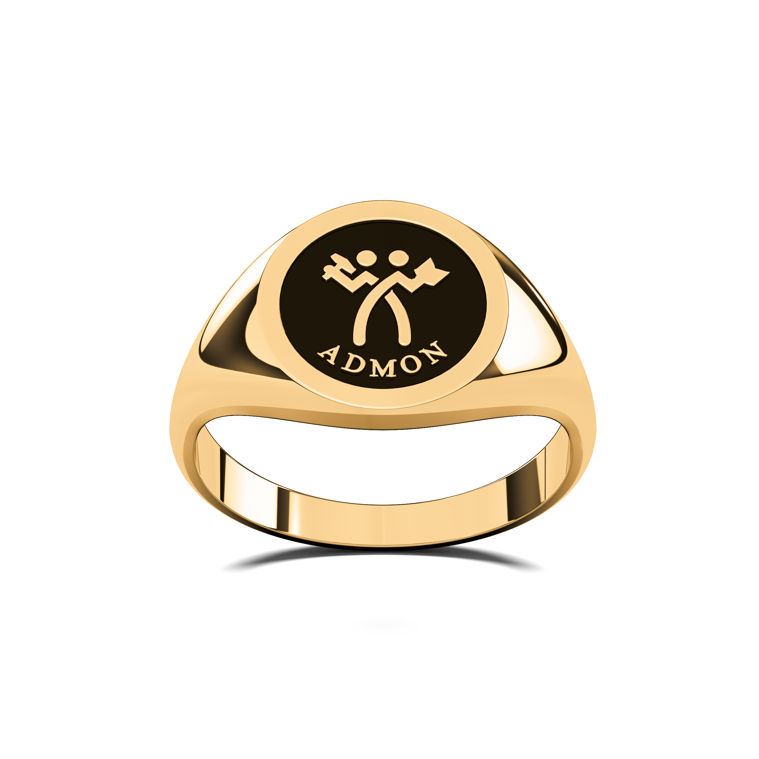 Anillo Graduación Sello Plata