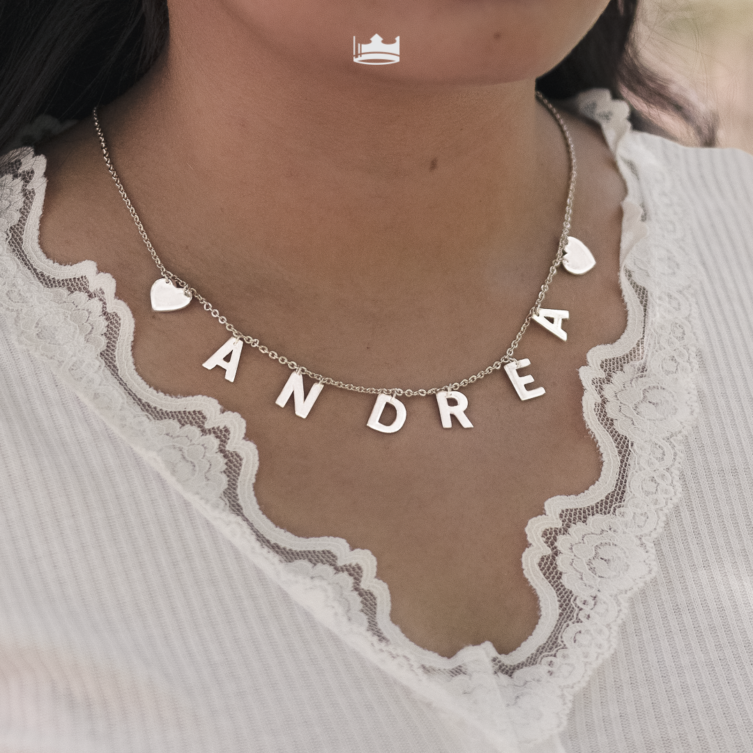 Cadena Letras Personalizable Plata .925 Primerly