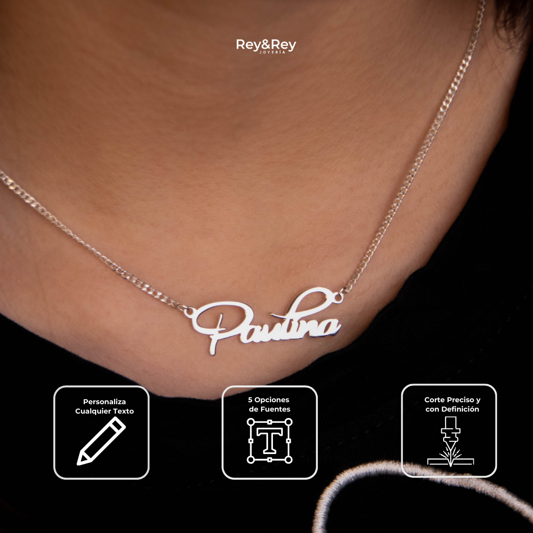 Cadena Classic Barbada Personalizable Plata .925 Primerly
