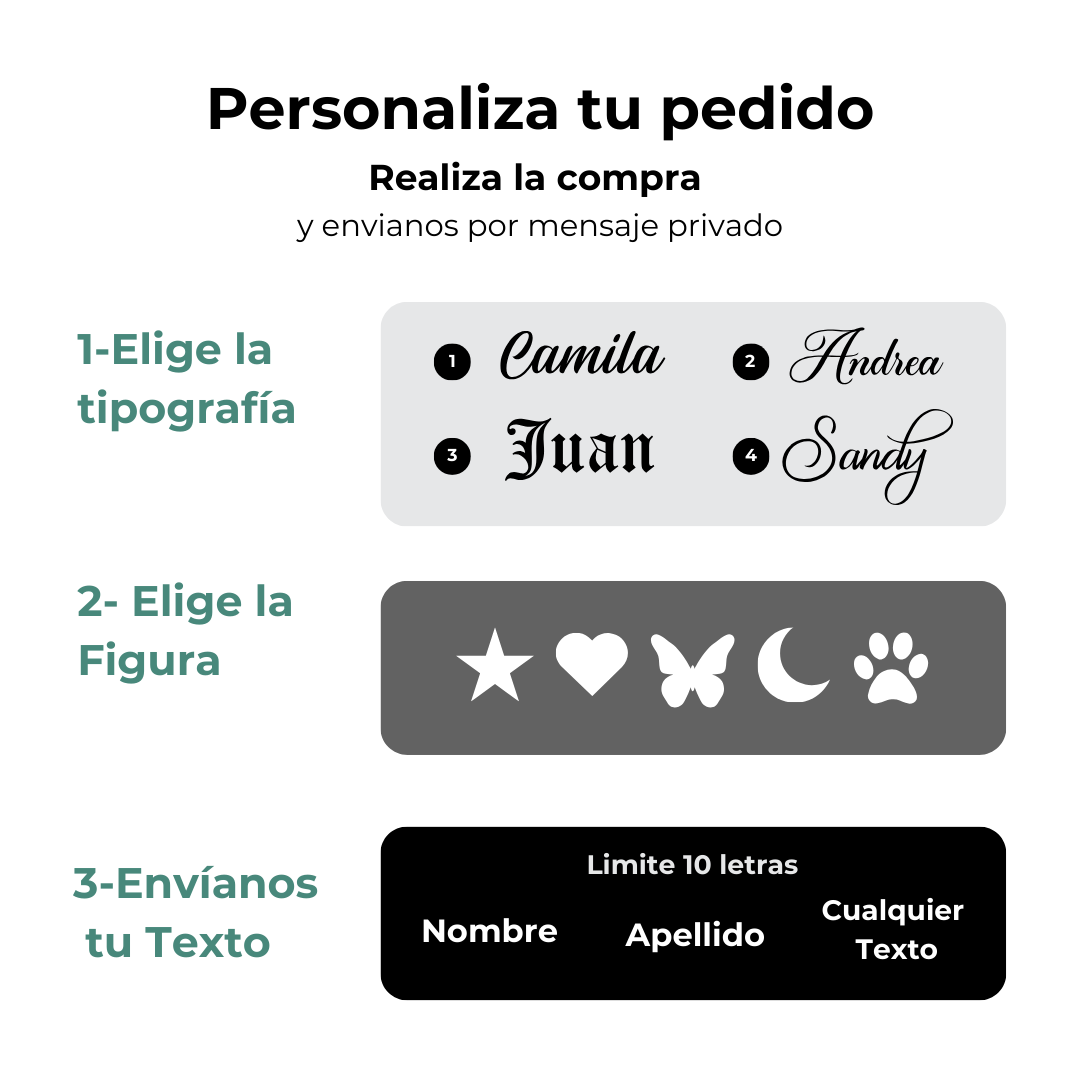 Collar Classic Diamantada Personalizable Plata .925 Primerly