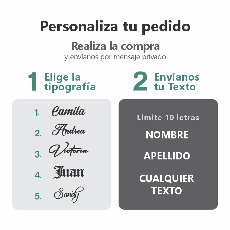 Dije Personalizable Classic de Plata Primerly
