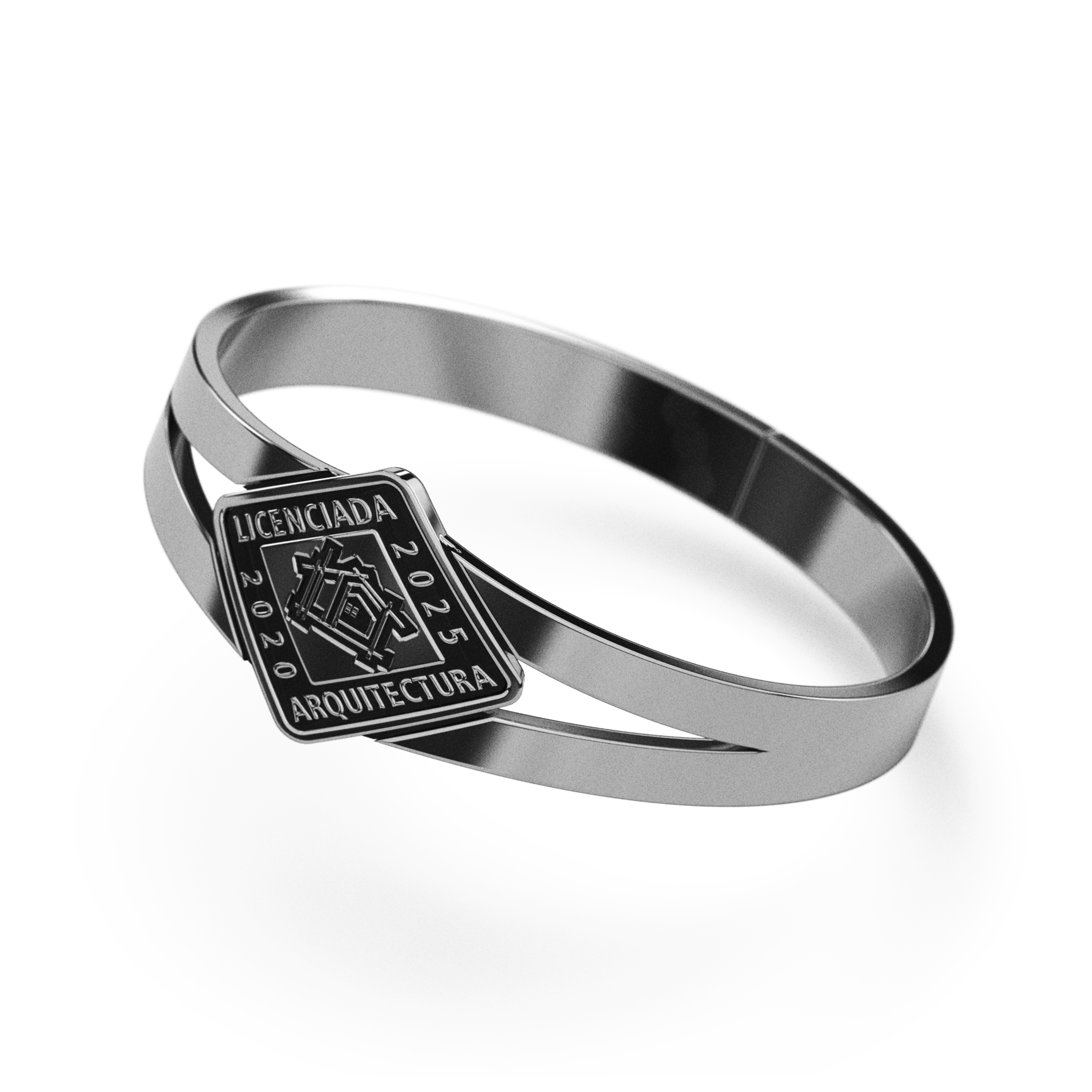 Anillo Graduación Hito Plata