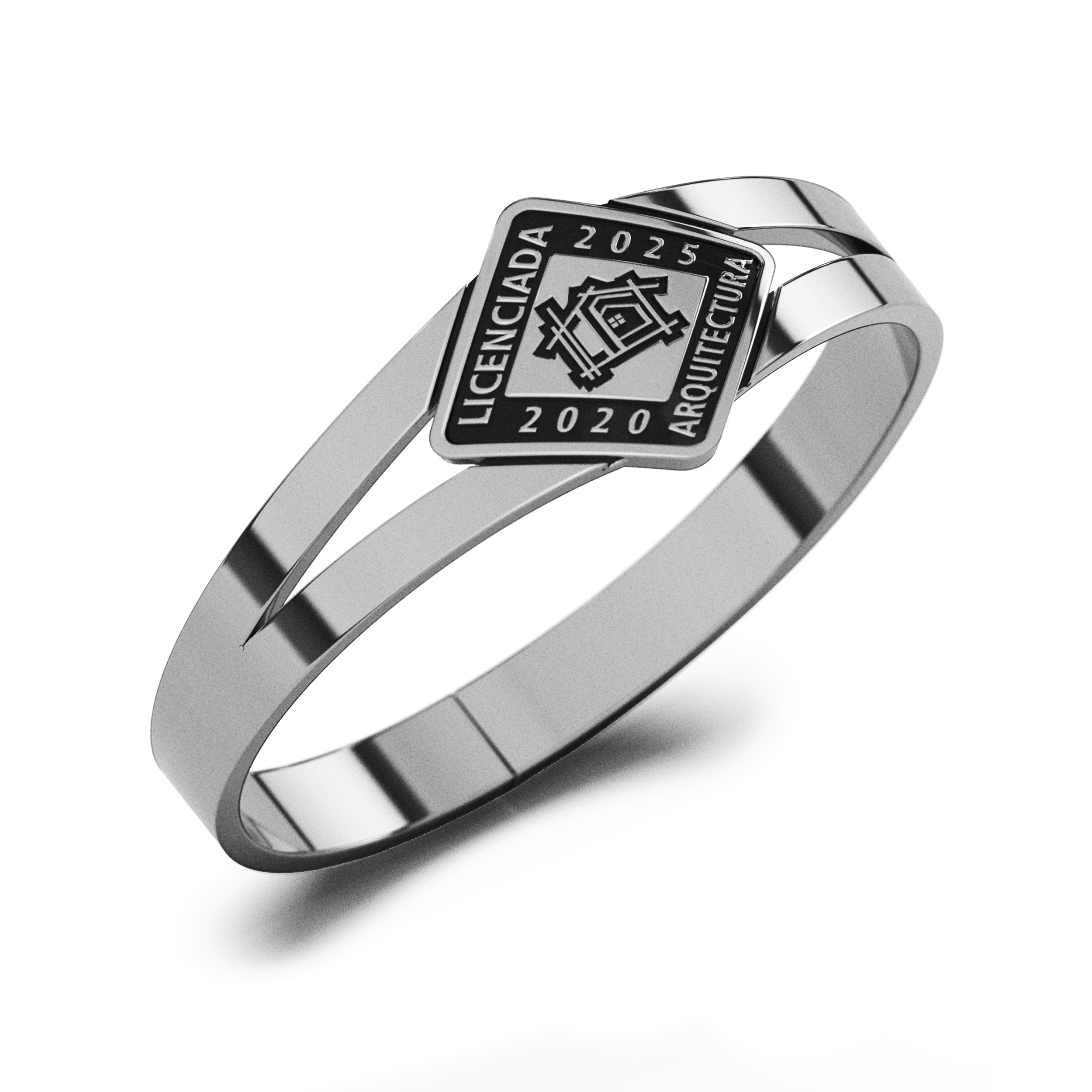 Anillo Graduación Hito Plata