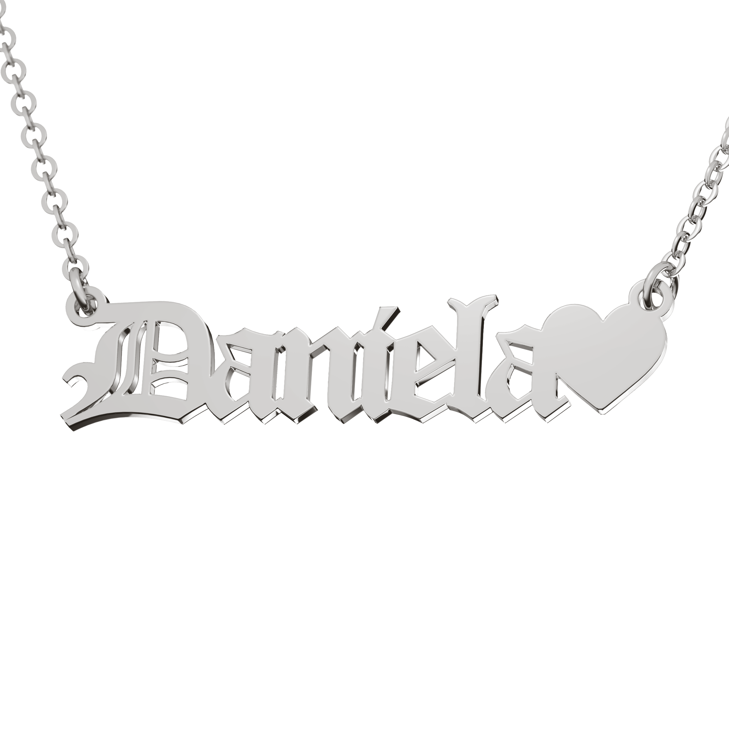 Collar Classic Figura Personalizable Plata .925 Primerly