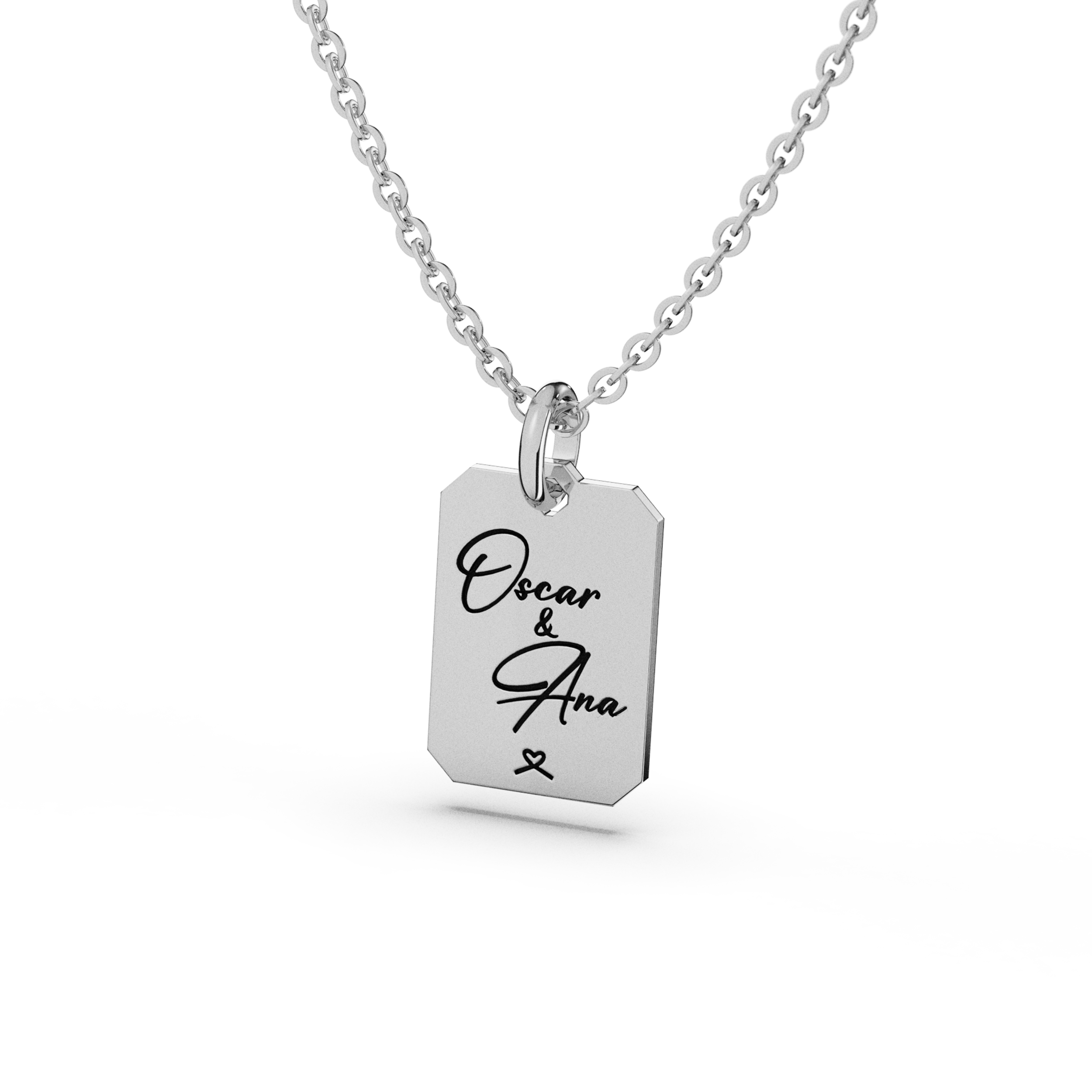 Collar Octa Personalizable Plata .925 Primerly