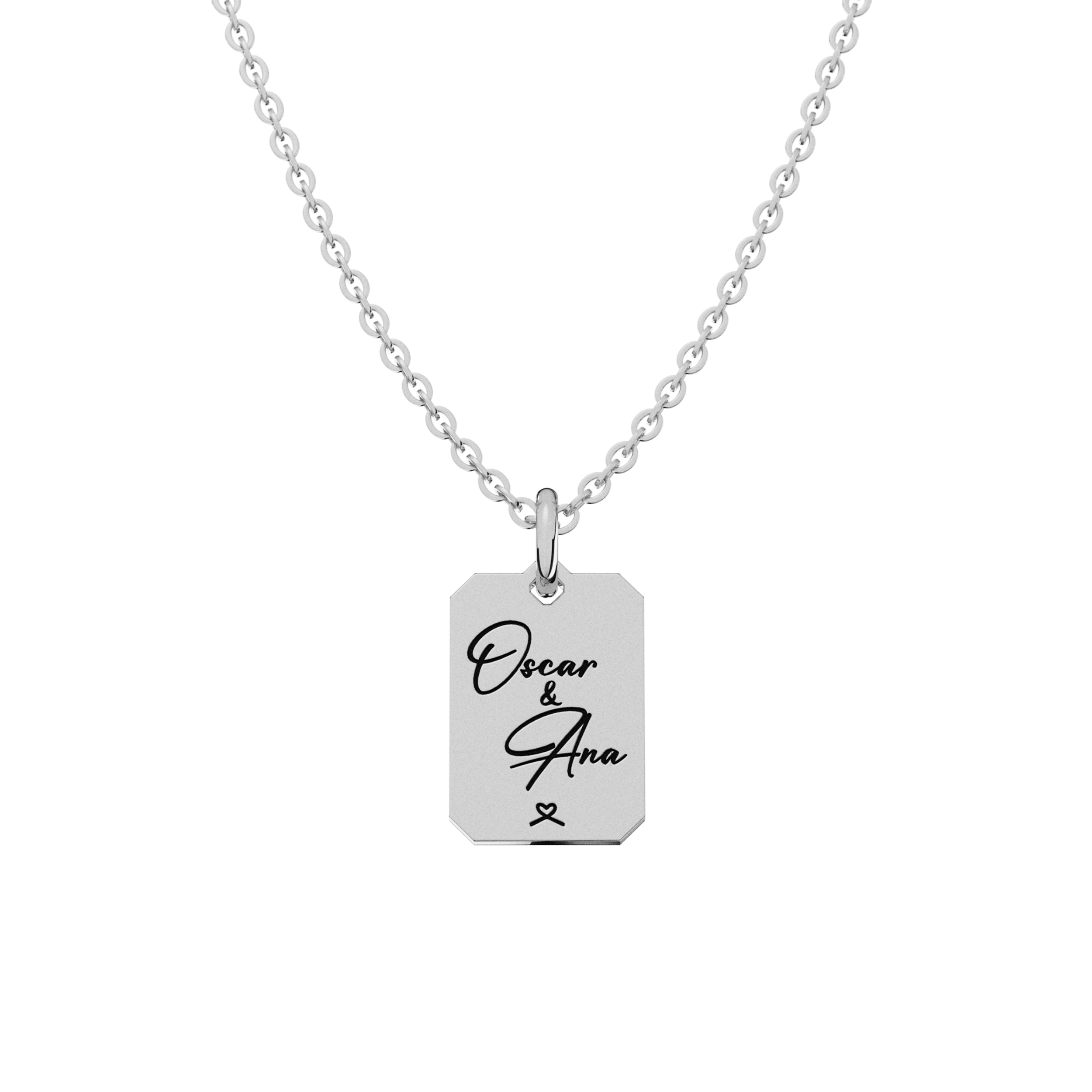 Collar Octa Personalizable Plata .925 Primerly