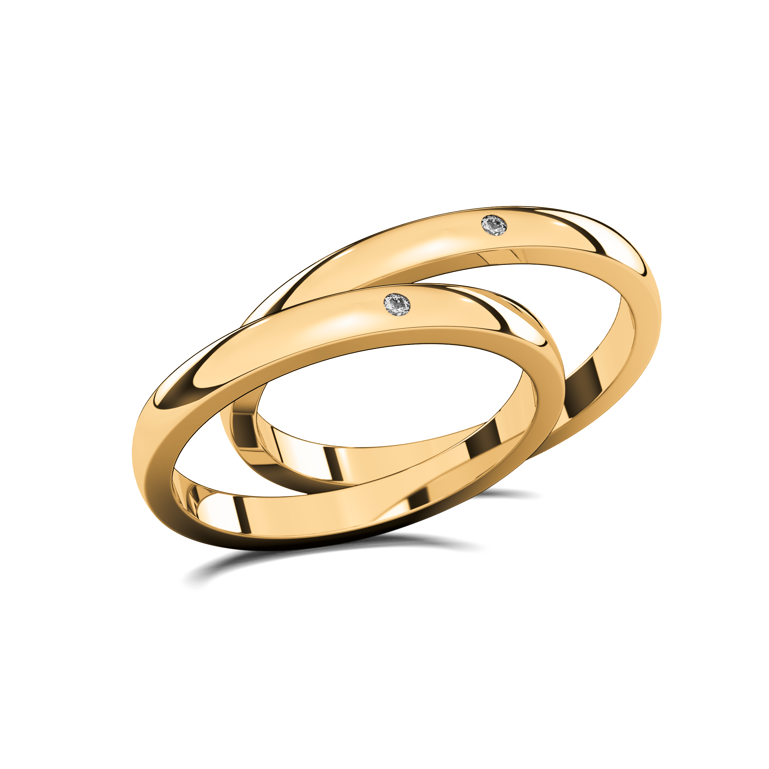 Anillos Matrimoniales Palomas S de Oro 10k Par