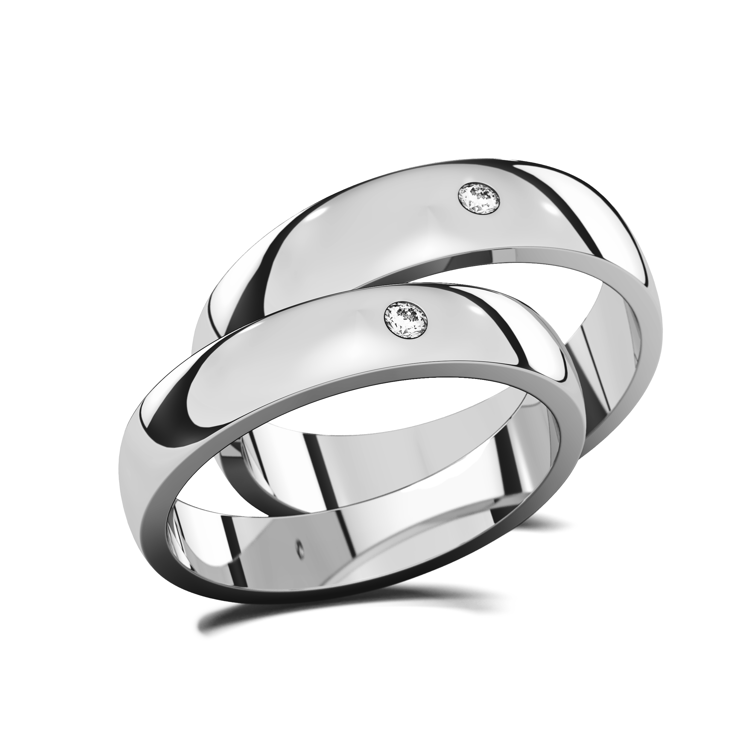 Anillos Matrimoniales Par Paloma X Plata