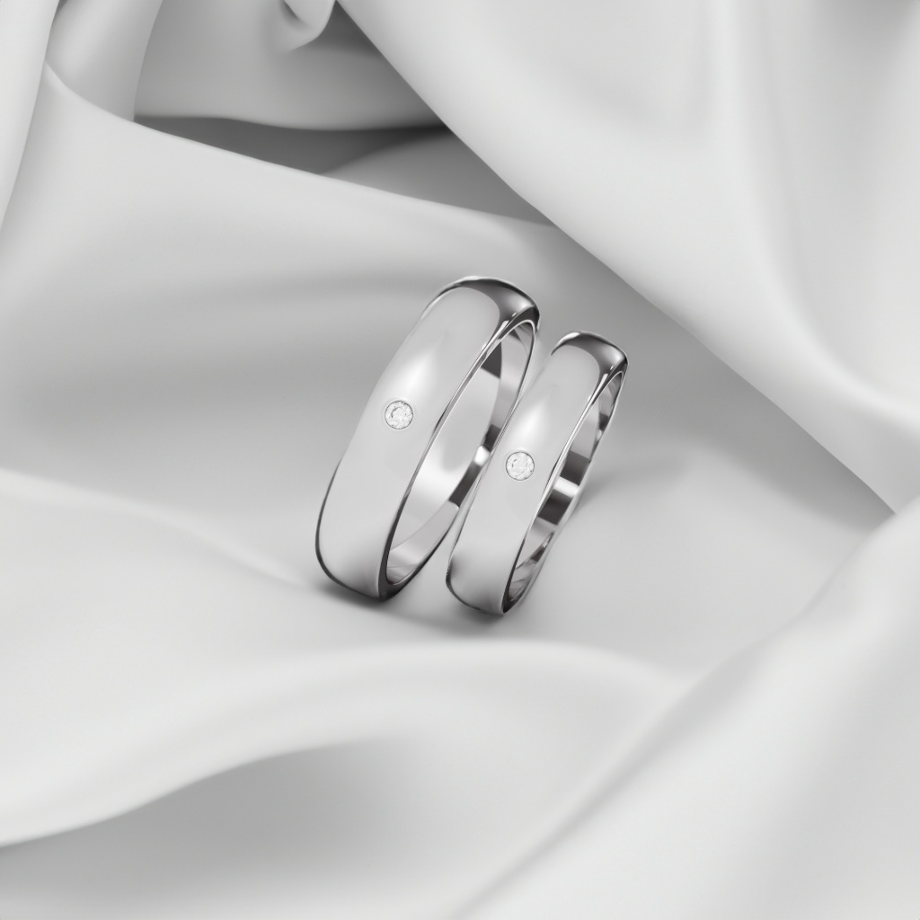 Anillos Matrimoniales Par Paloma X Plata