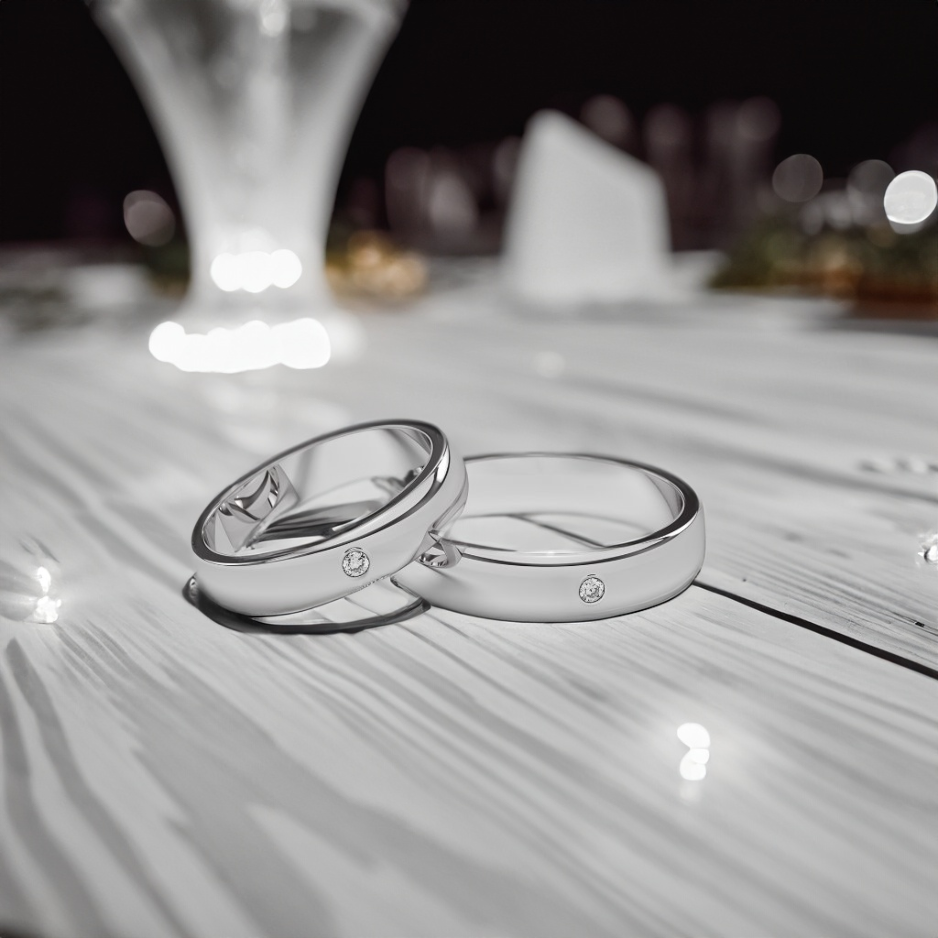 Anillo Matrimonial Paloma X de Plata