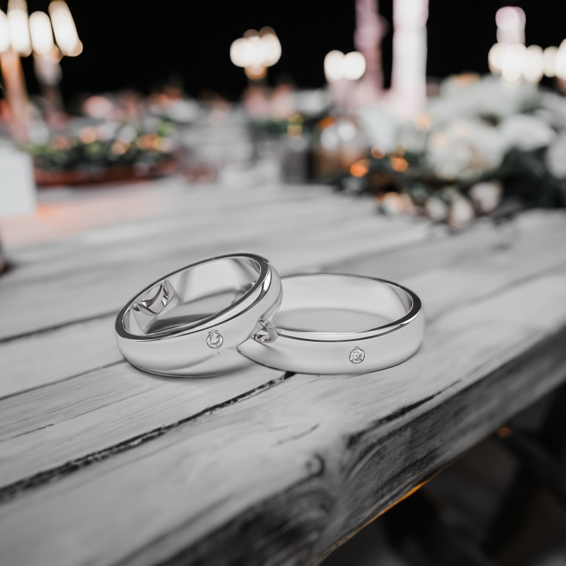 Anillo Matrimonial Paloma X de Plata