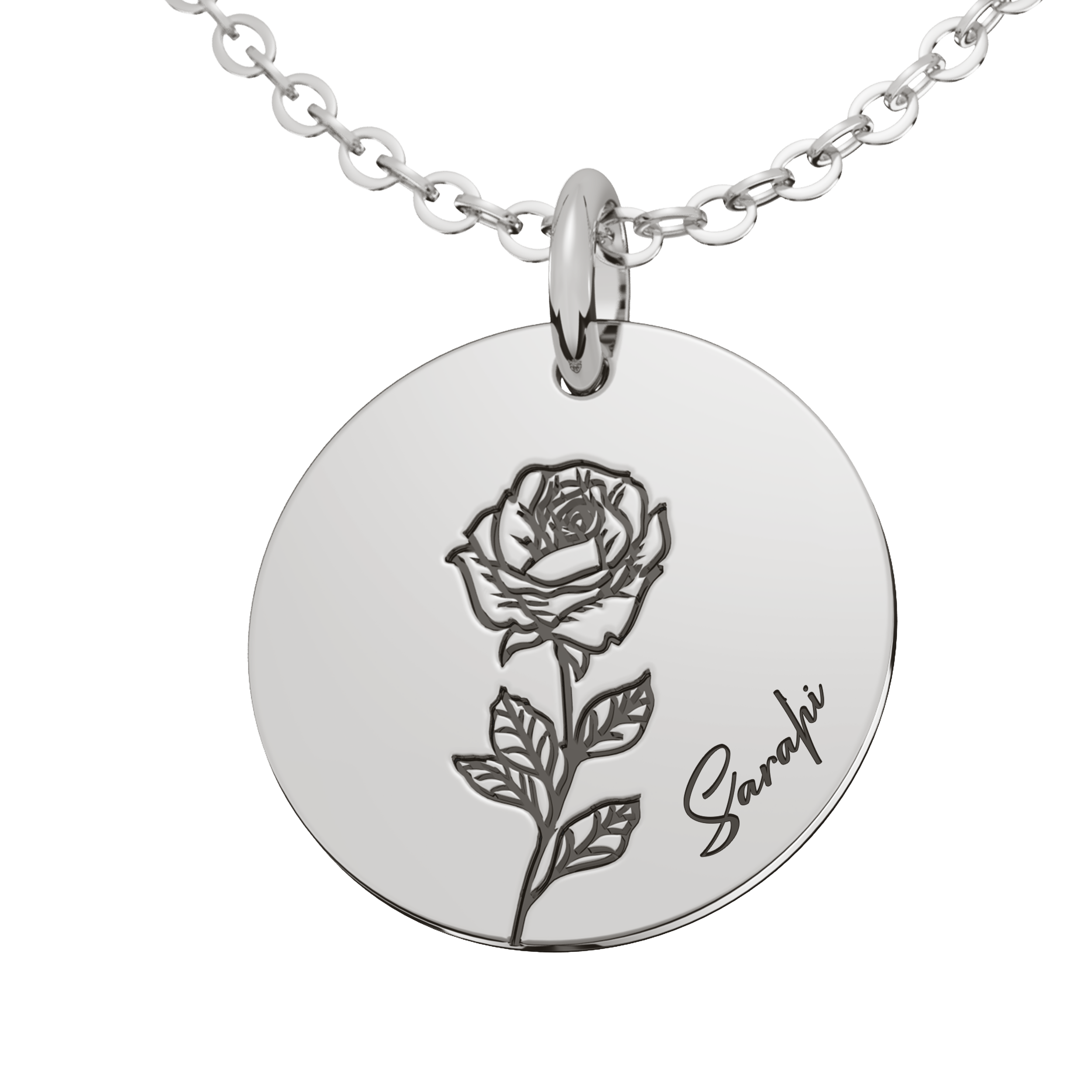 Collar Fiore Personalizable Plata .925
