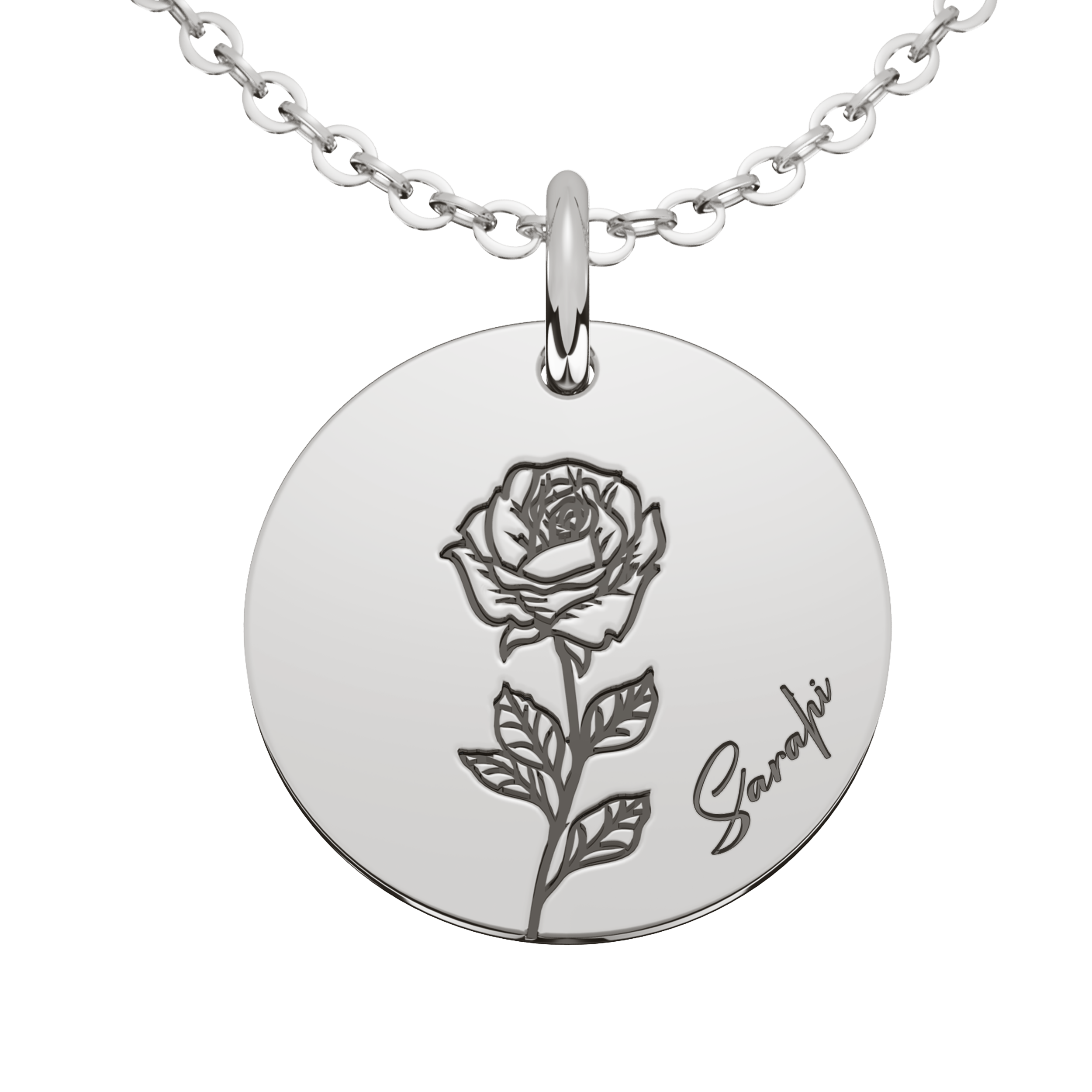 Collar Fiore Personalizable Plata .925 Primerly