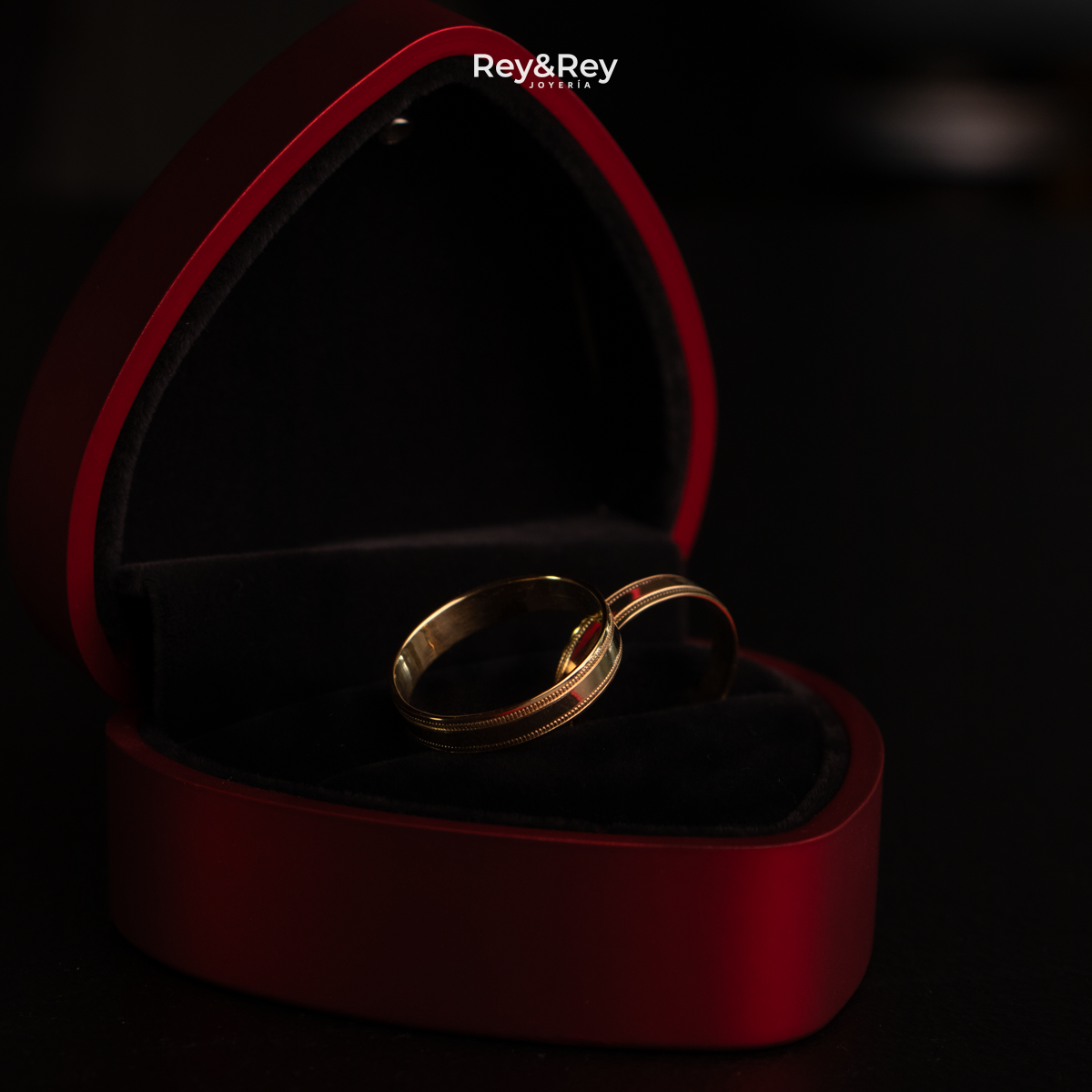 Anillos Milgrain Matrimonial en Oro 10k