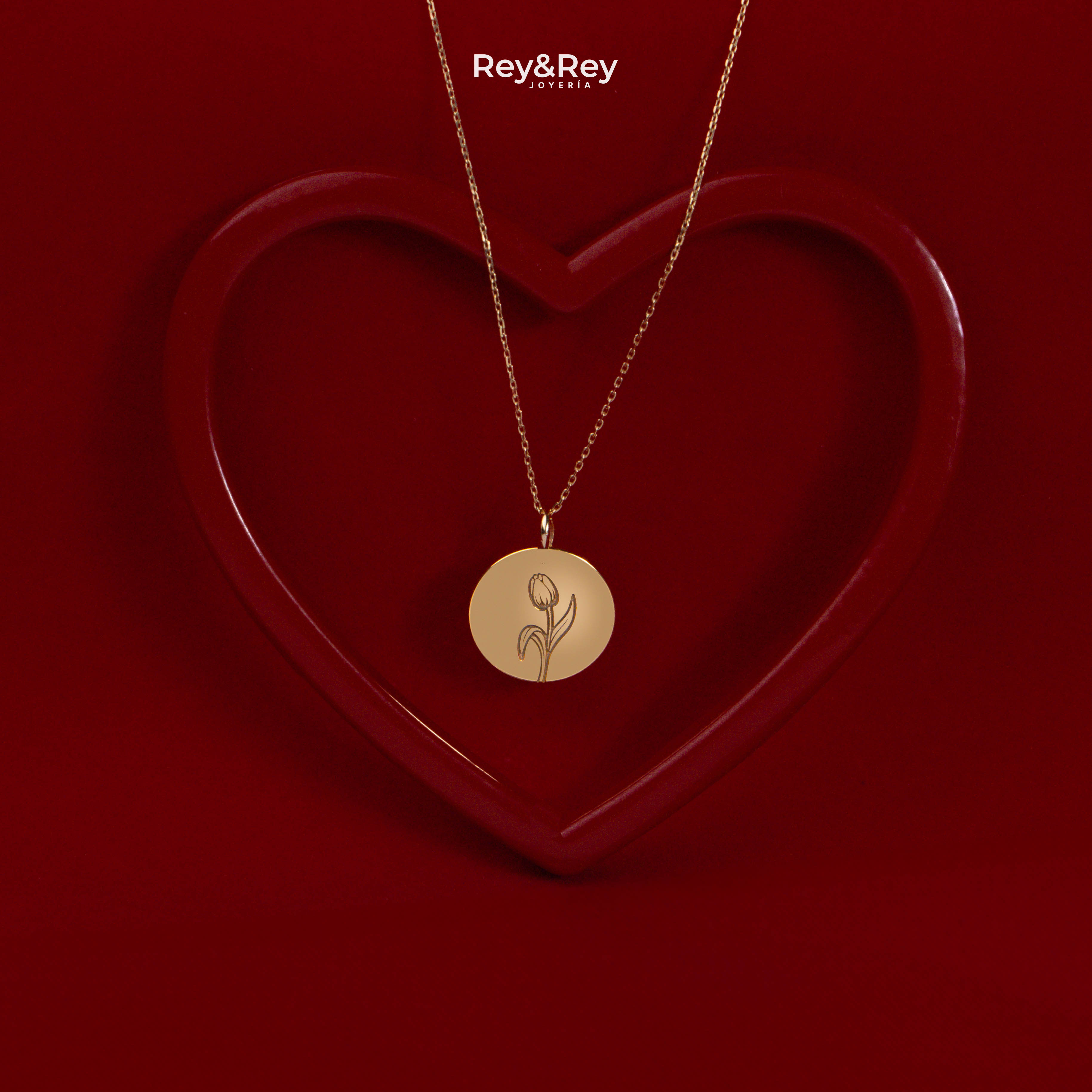 Dije Fiore Personalizable Oro de 10k Primerly