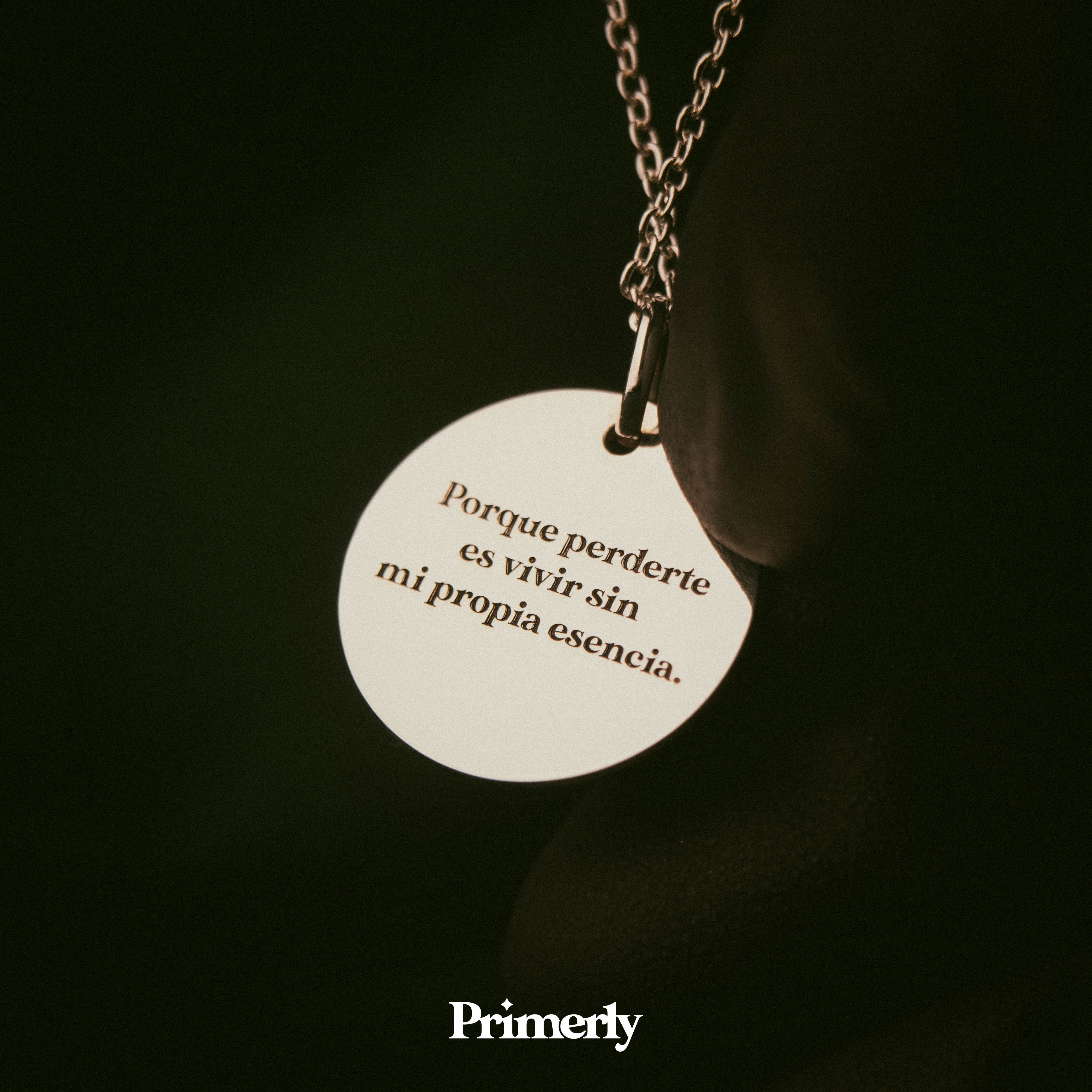 Collar Esencia Humbe Personalizable Plata .925 Primerly