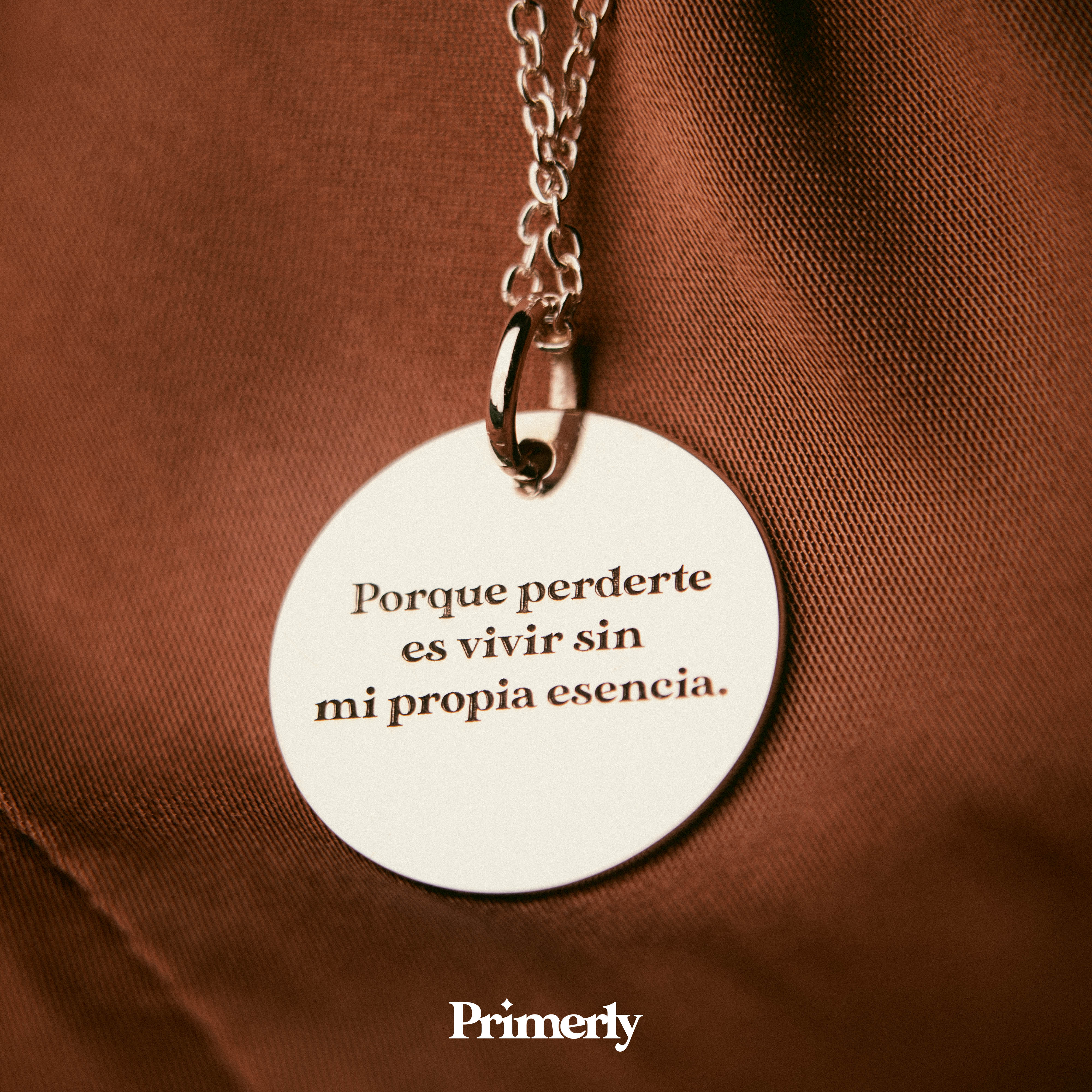 Collar Esencia Humbe Personalizable Plata .925 Primerly