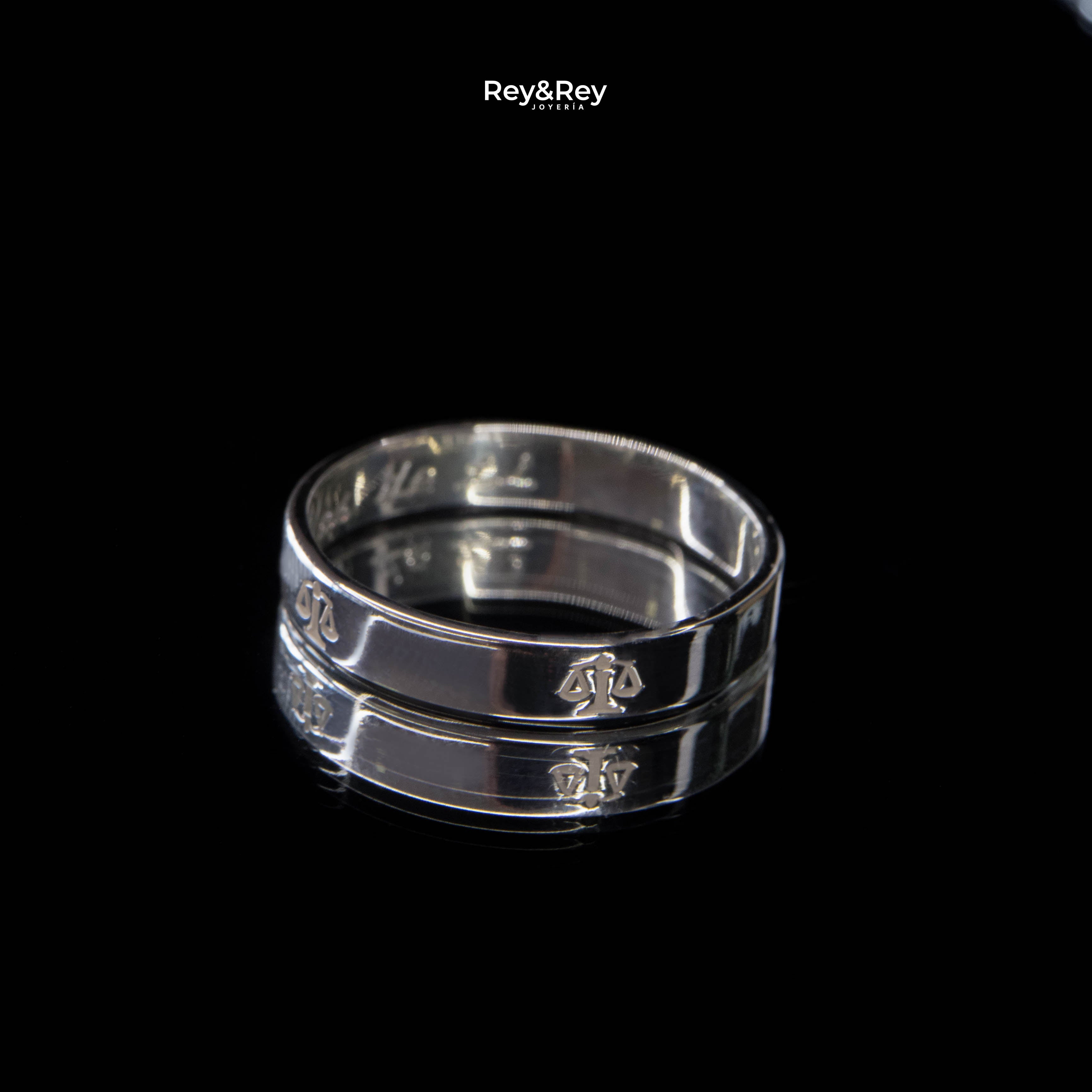 Anillo Graduación Ciclo Logos Plata .925