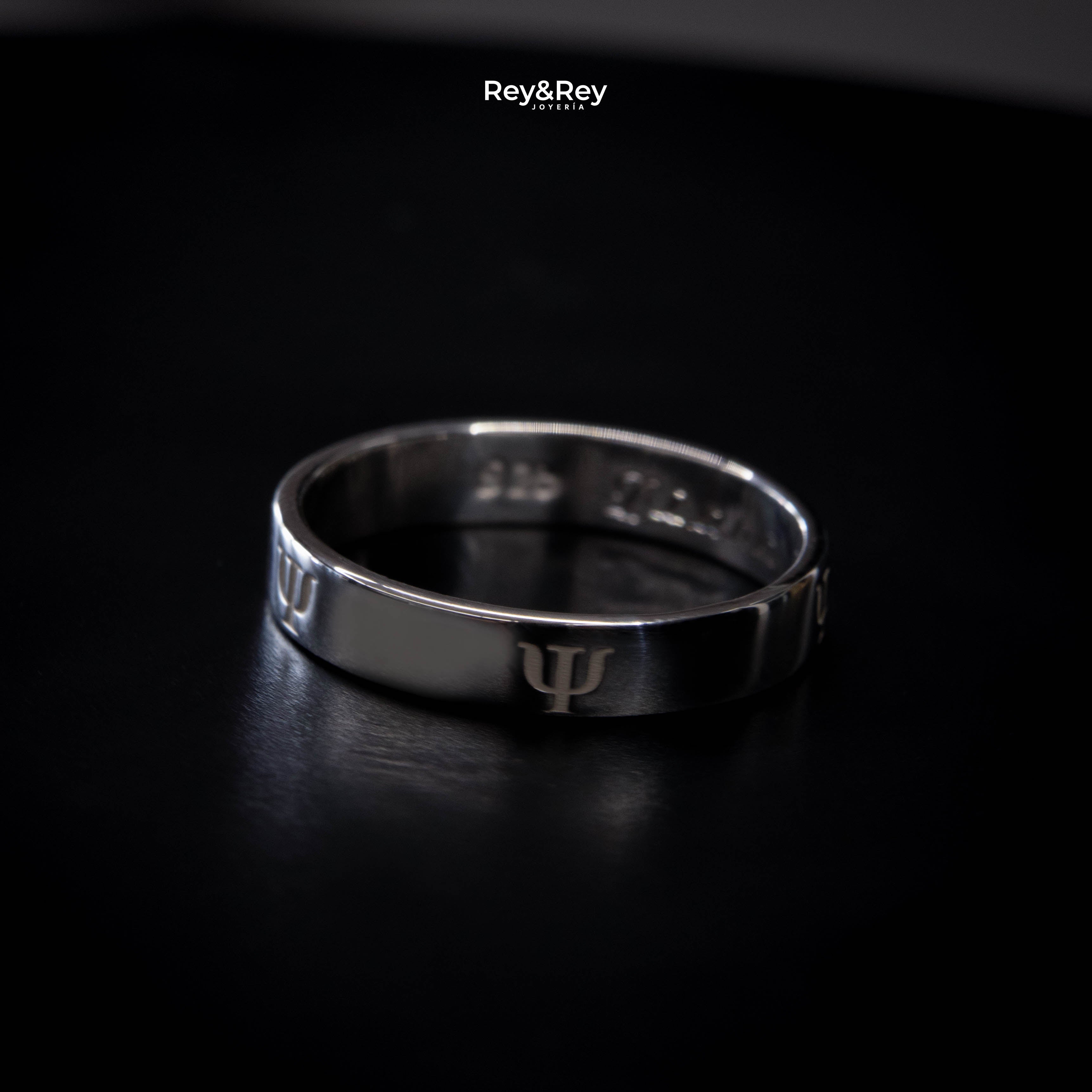 Anillo Graduación Ciclo Logos Plata .925