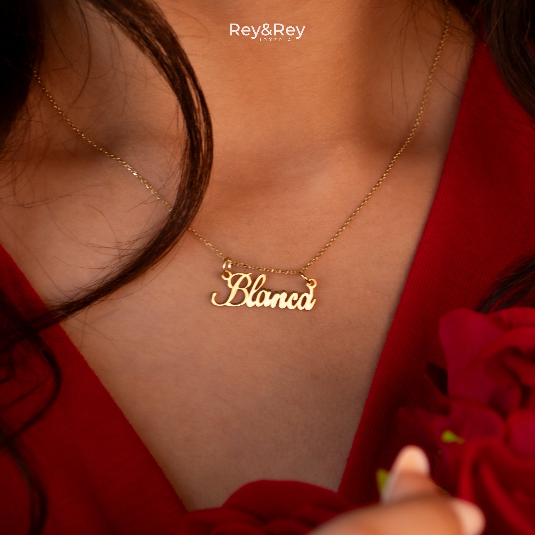 Dije Nombre Personalizado Pluma en Oro 10k Clasico