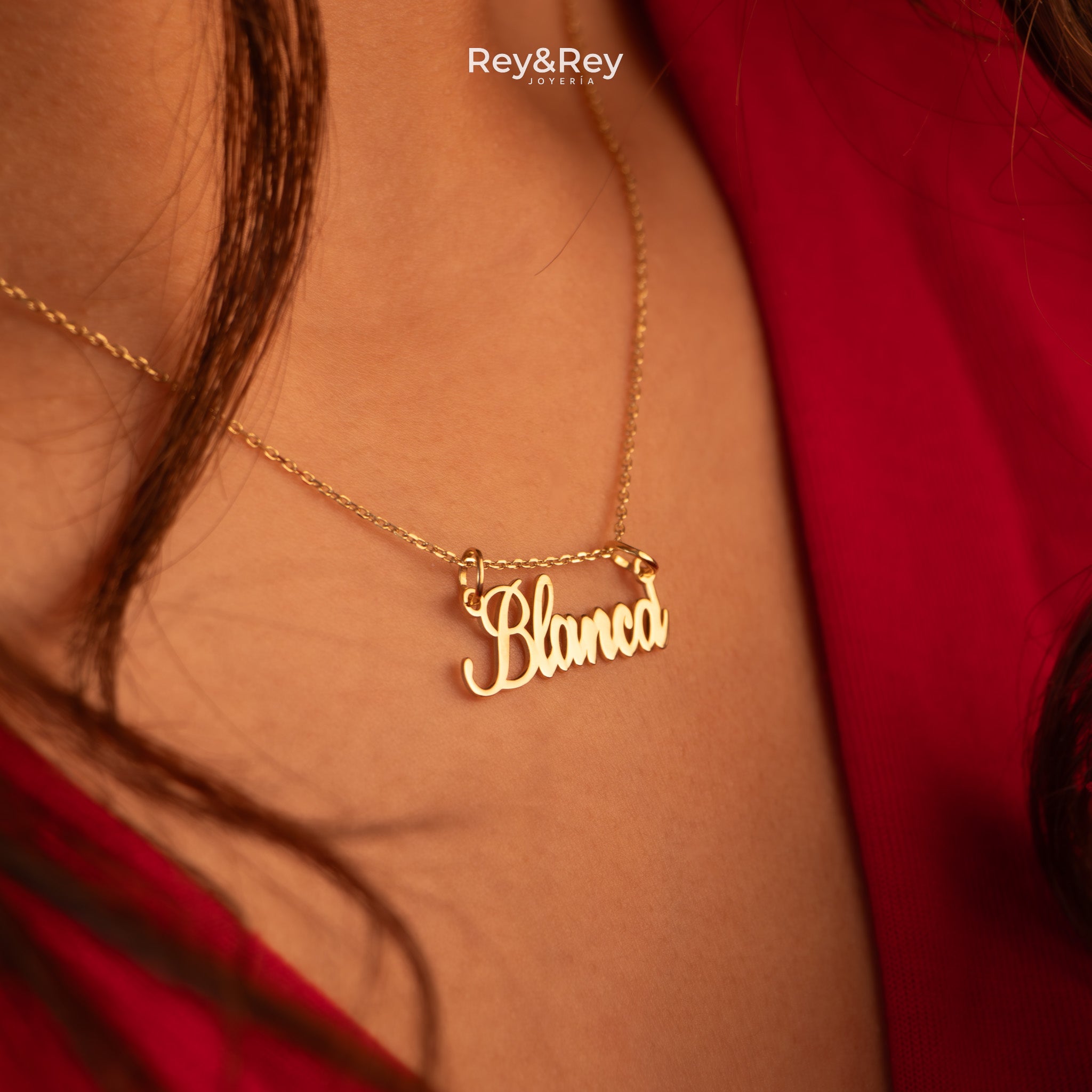 Dije Nombre Personalizado Pluma en Oro 10k Clasico