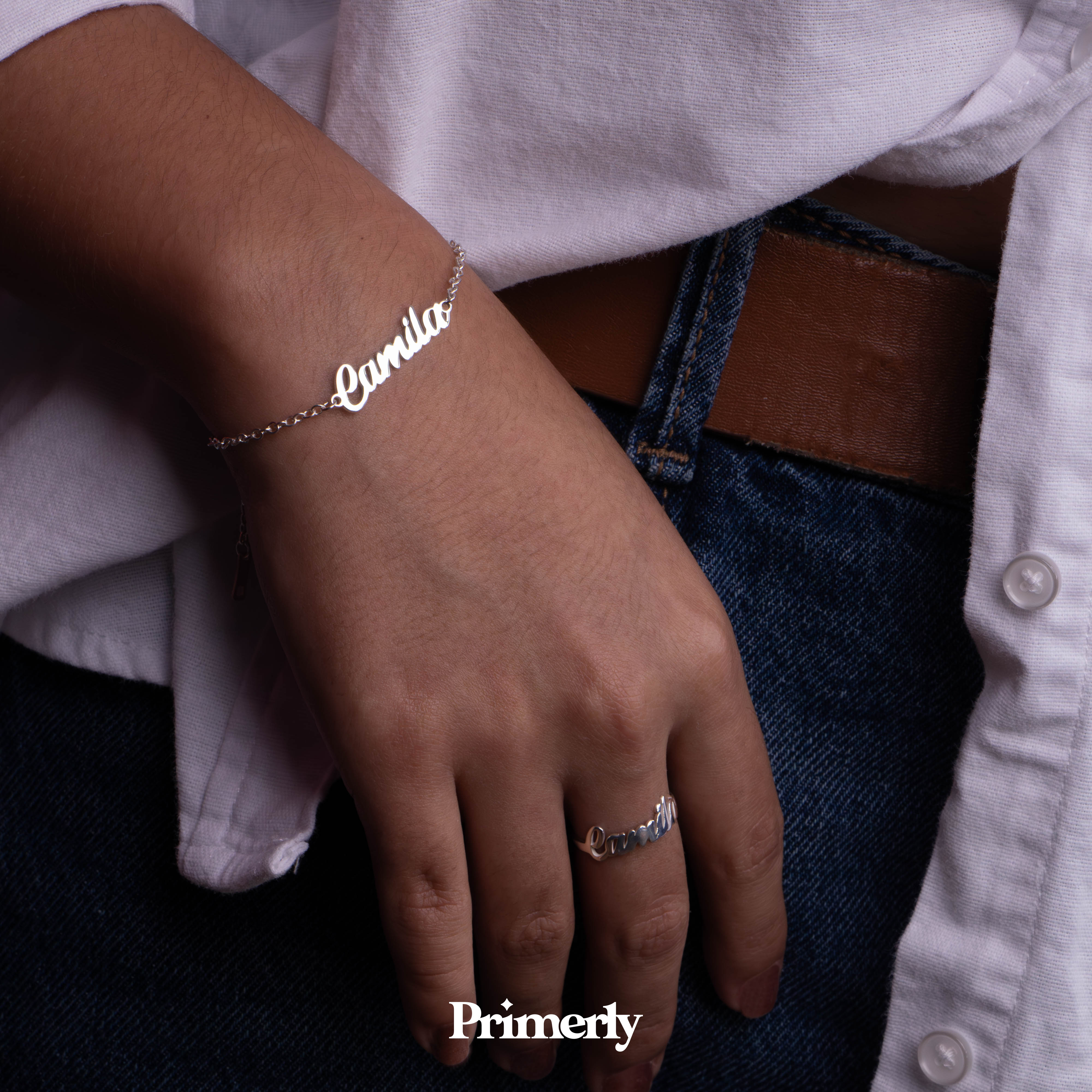 Pulsera Personalizable Classic de Plata Primerly
