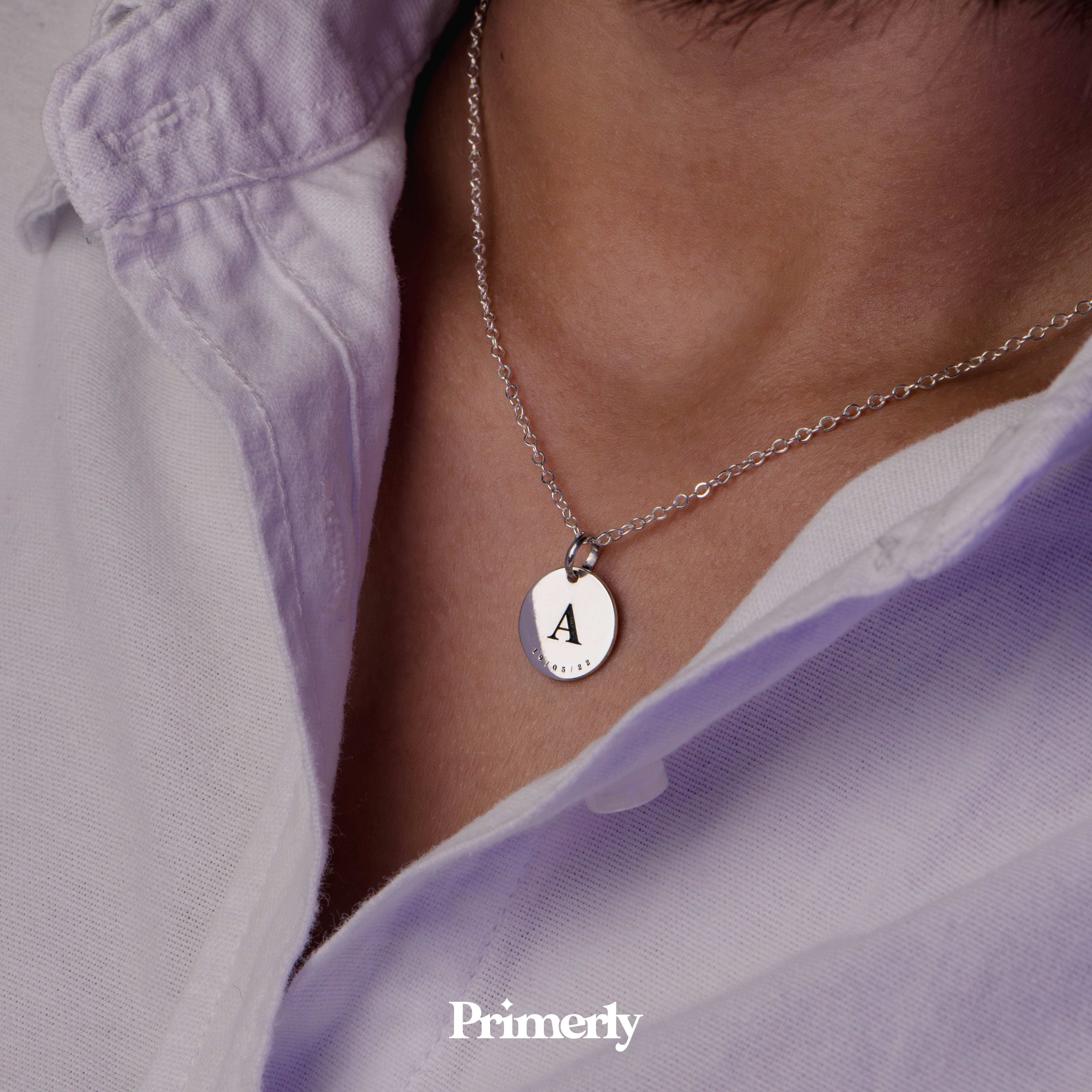 Dije Inicial Primerly Personalizable Plata .925 Primerly