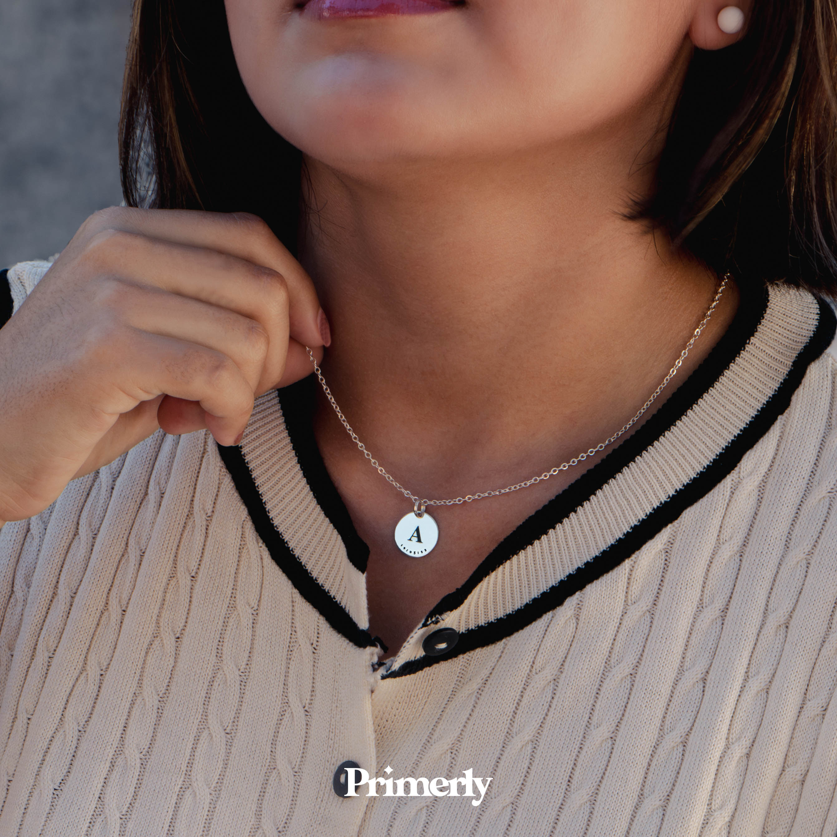 Dije Inicial Primerly Personalizable Plata .925 Primerly