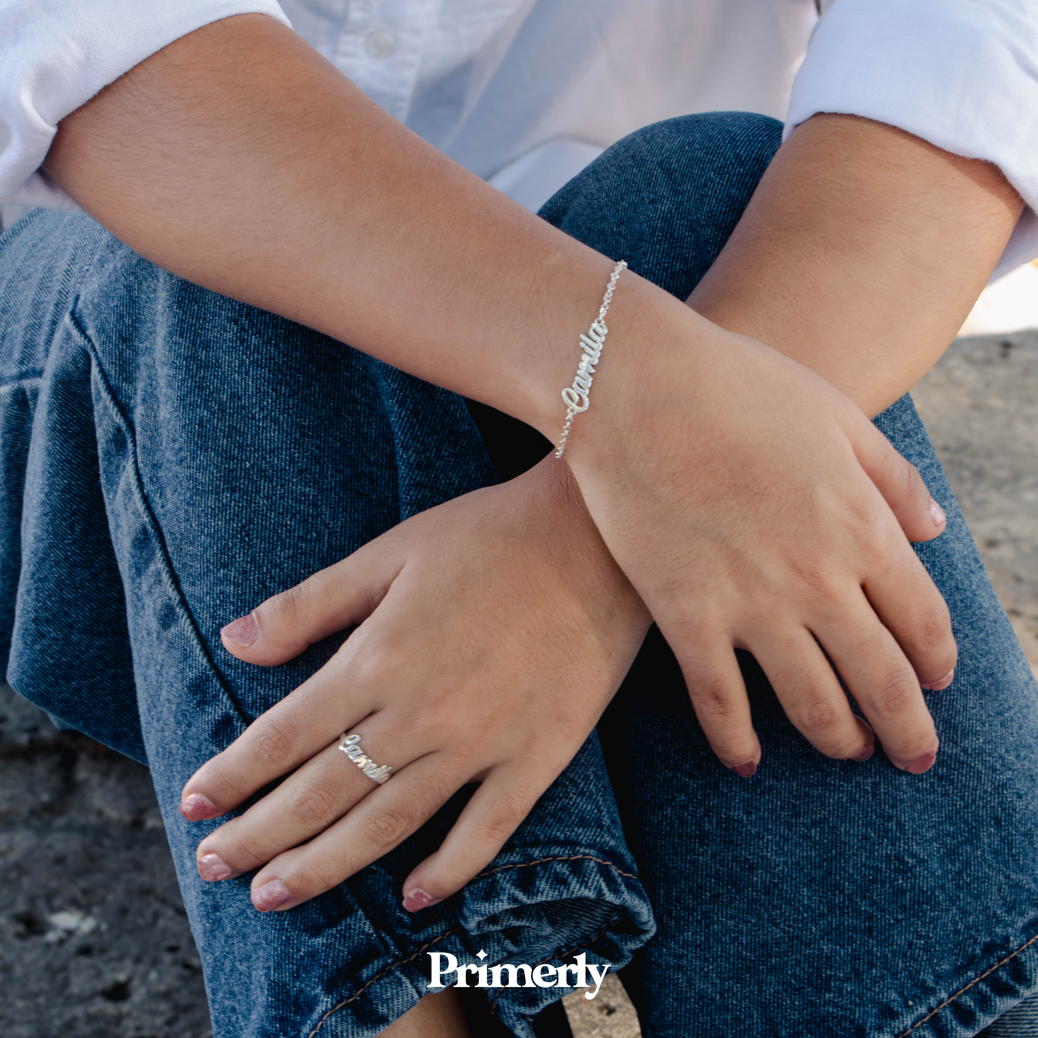 Pulsera Personalizable Classic de Plata Primerly