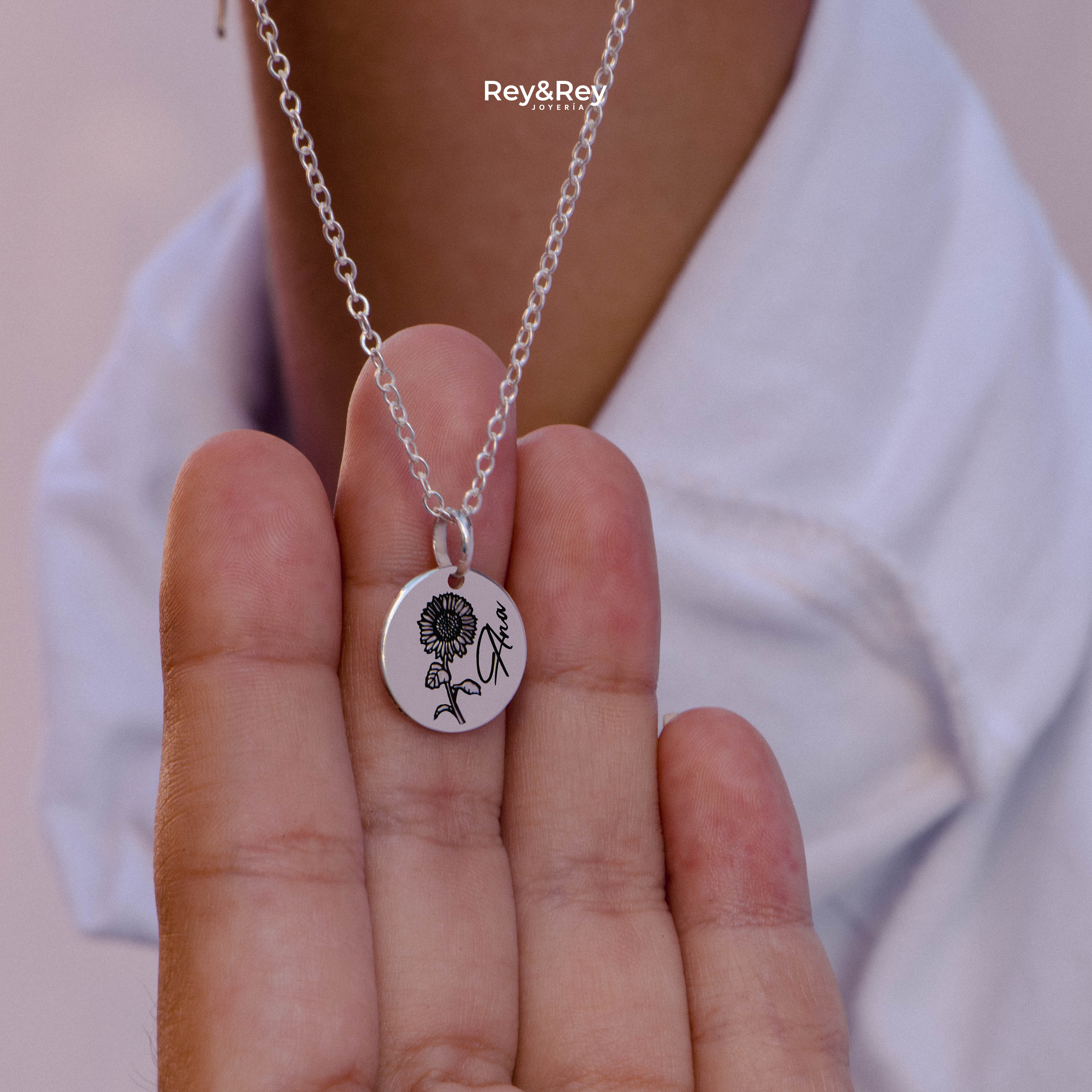 Collar Esencia Humbe Personalizable Plata .925 Primerly