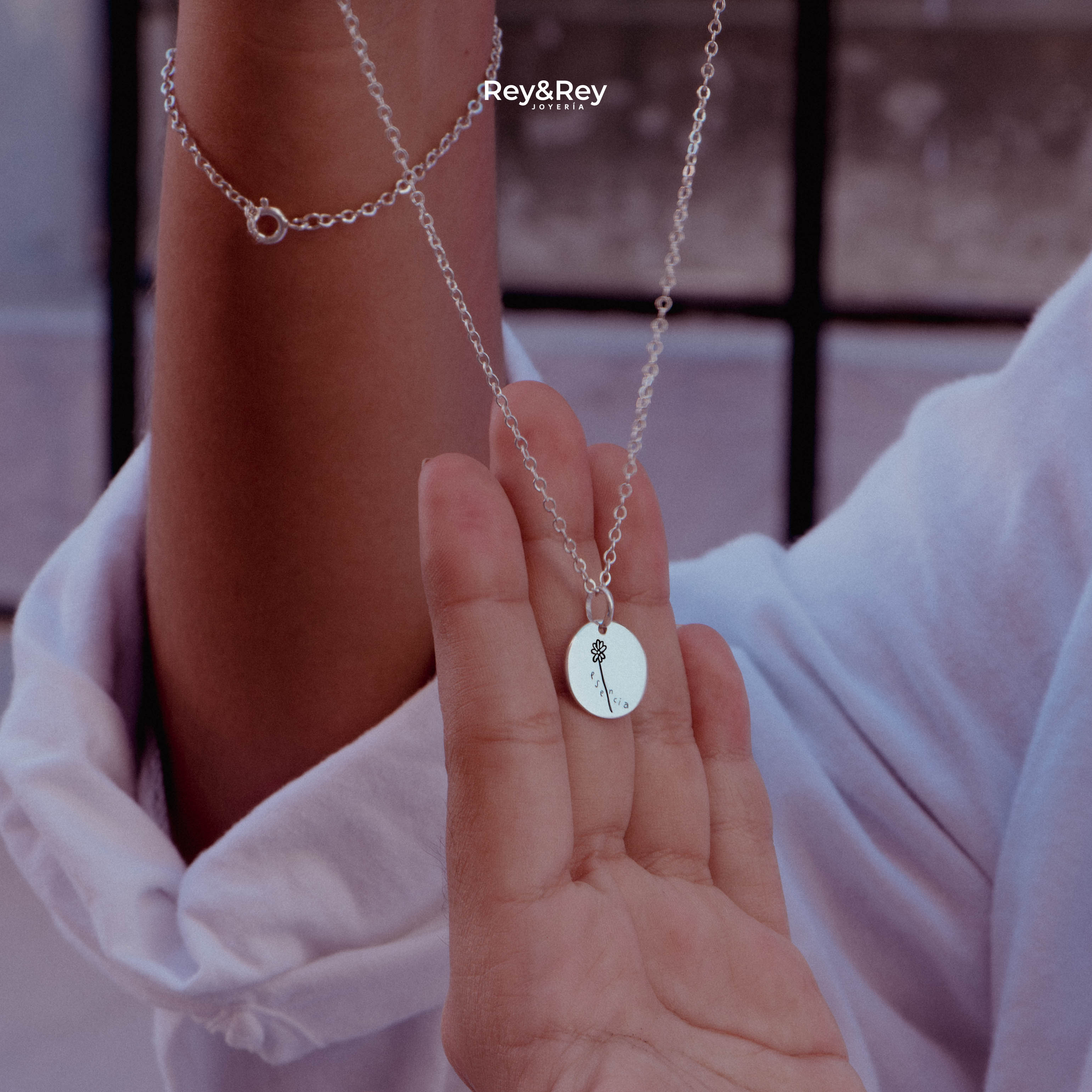 Collar Esencia Humbe Personalizable Plata .925 Primerly
