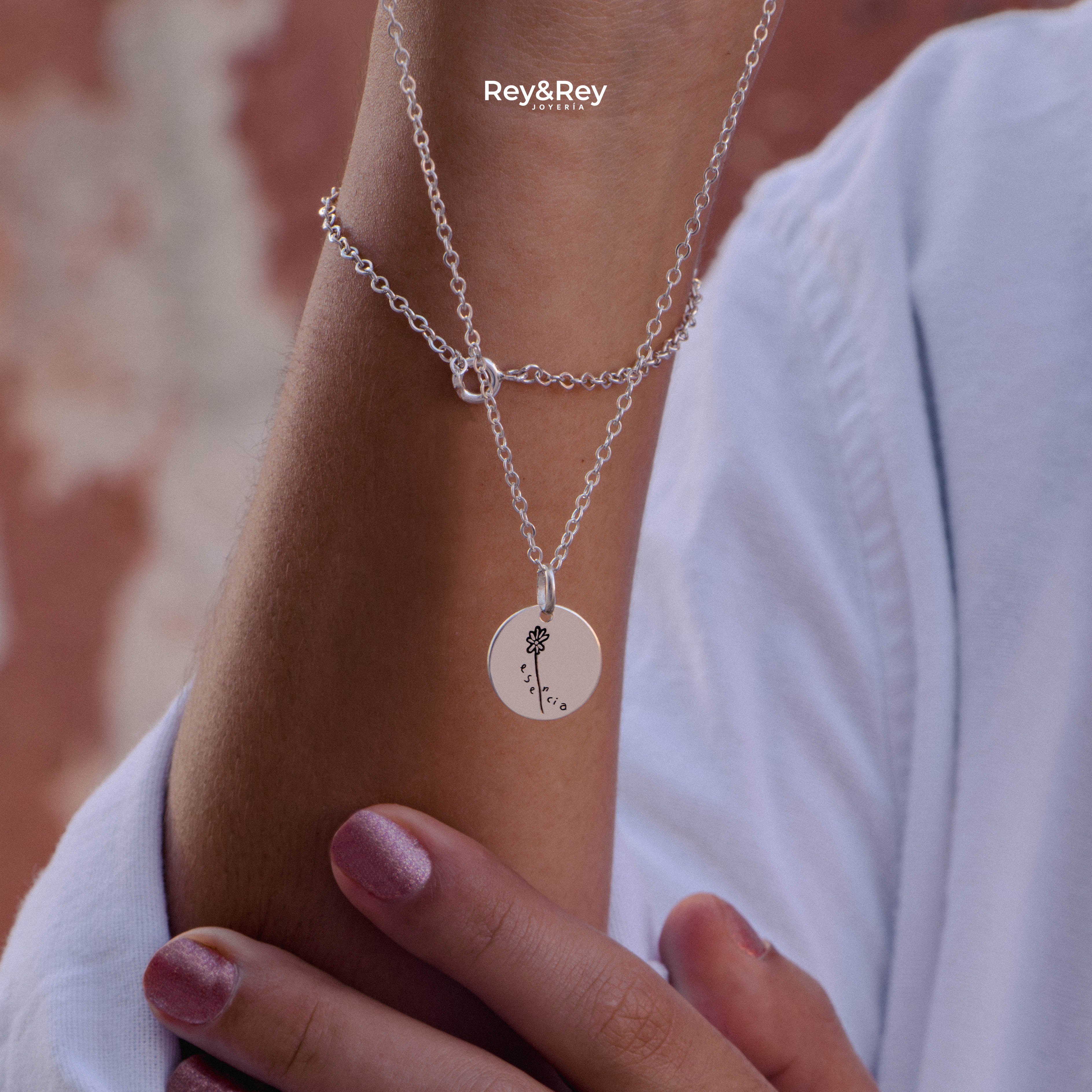 Collar Esencia Humbe Personalizable Plata .925 Primerly