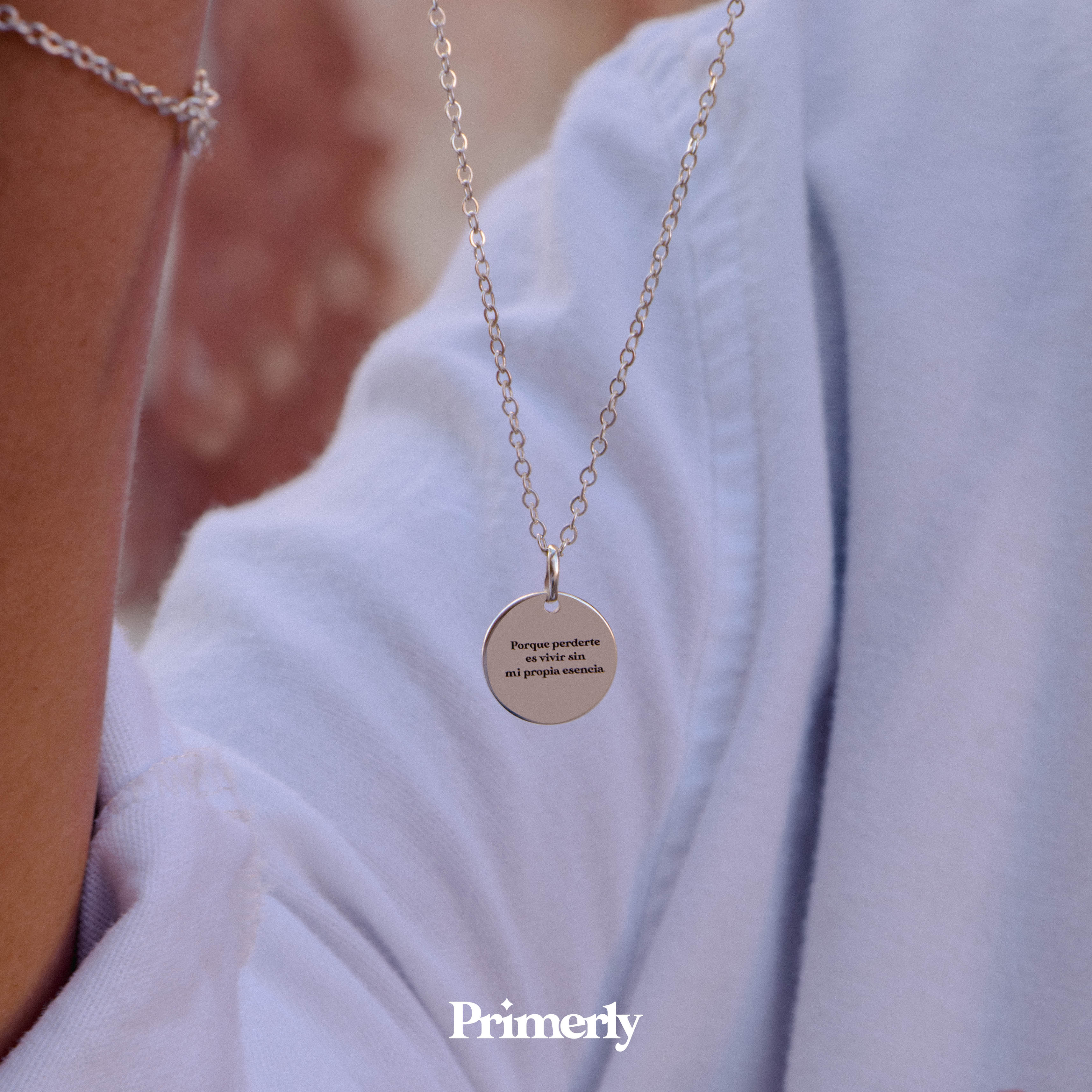 Collar Esencia Humbe Personalizable Plata .925 Primerly