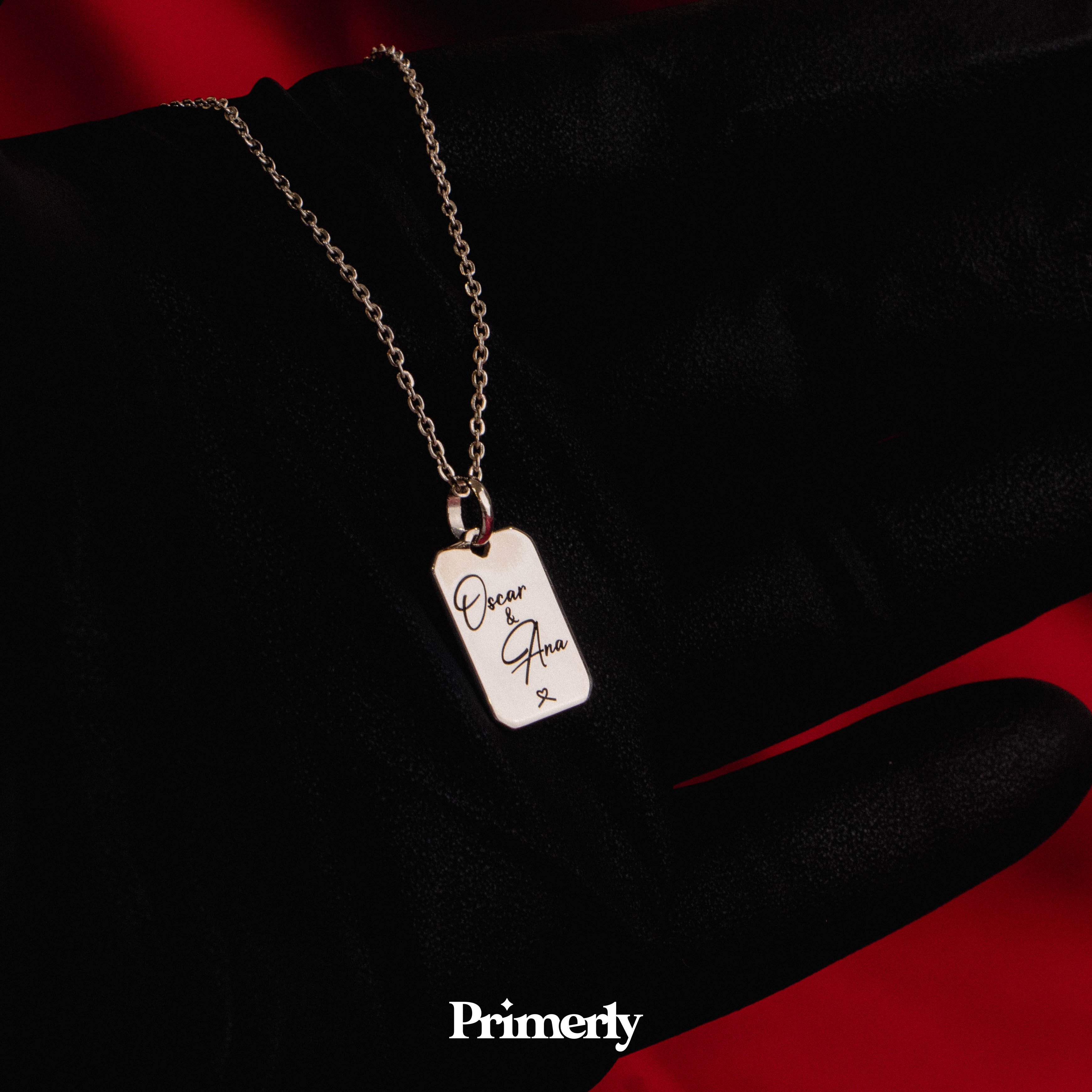 Collar Octa Personalizable Plata .925 Primerly