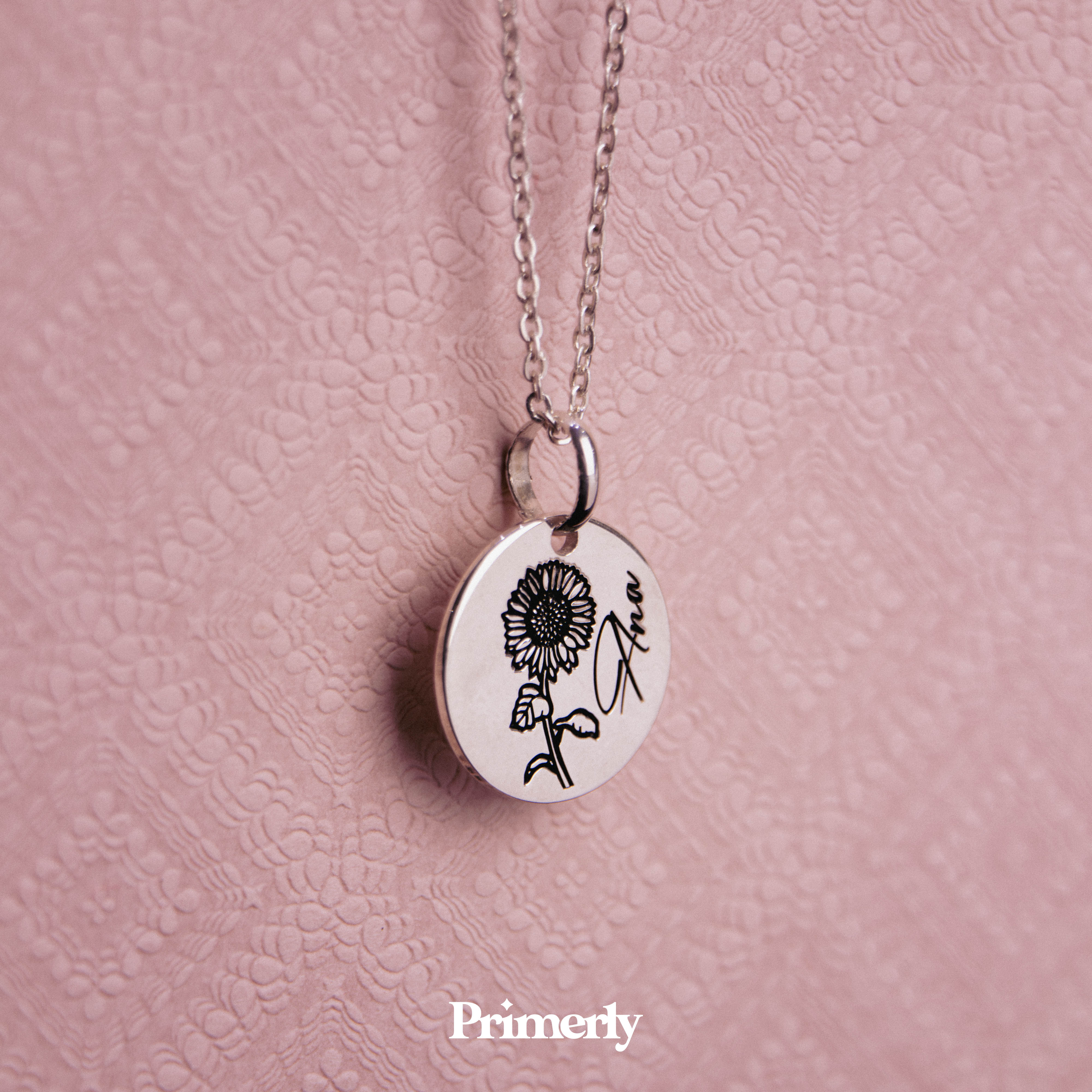 Collar Fiore Personalizable Plata .925