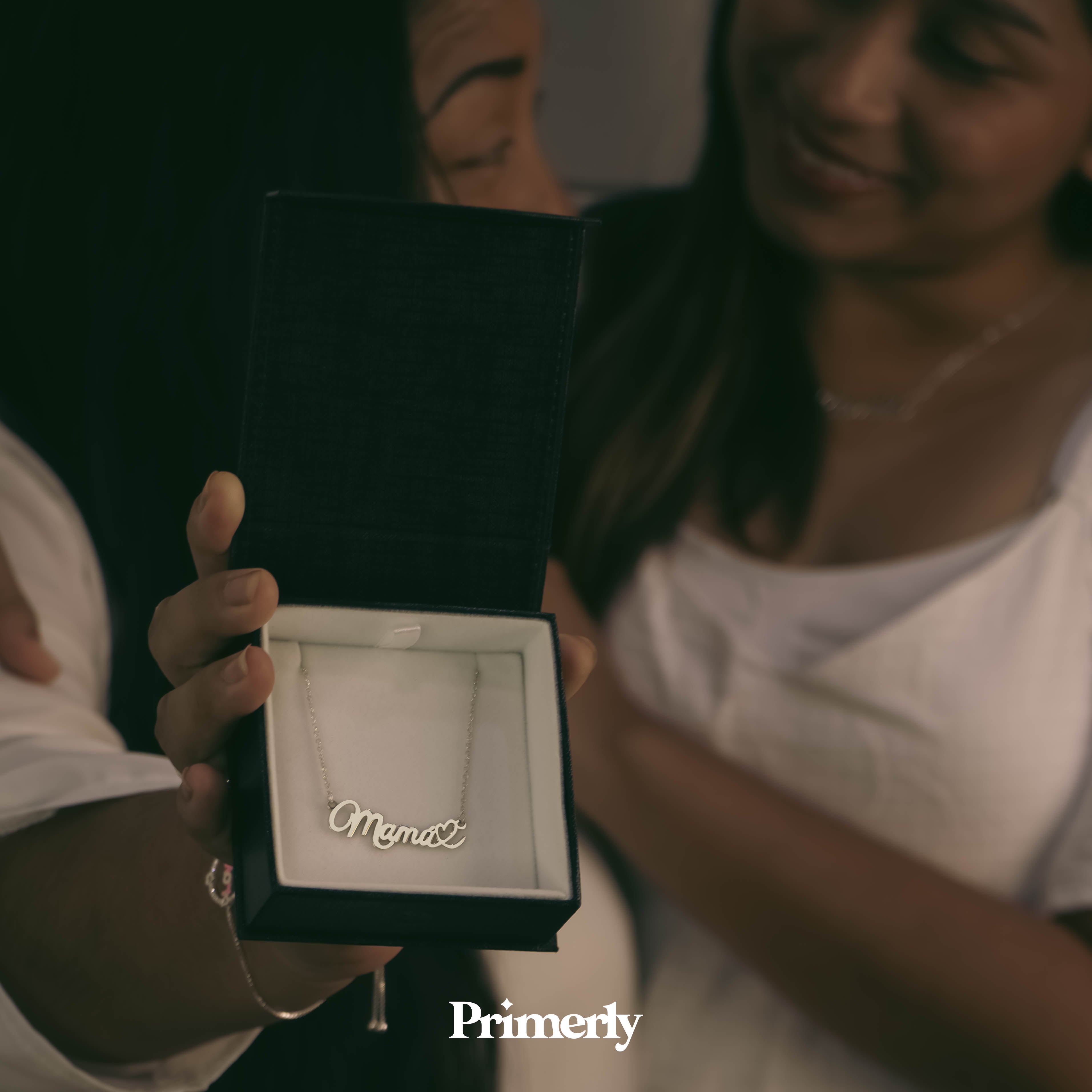 Collar Mamá Love Plata .925